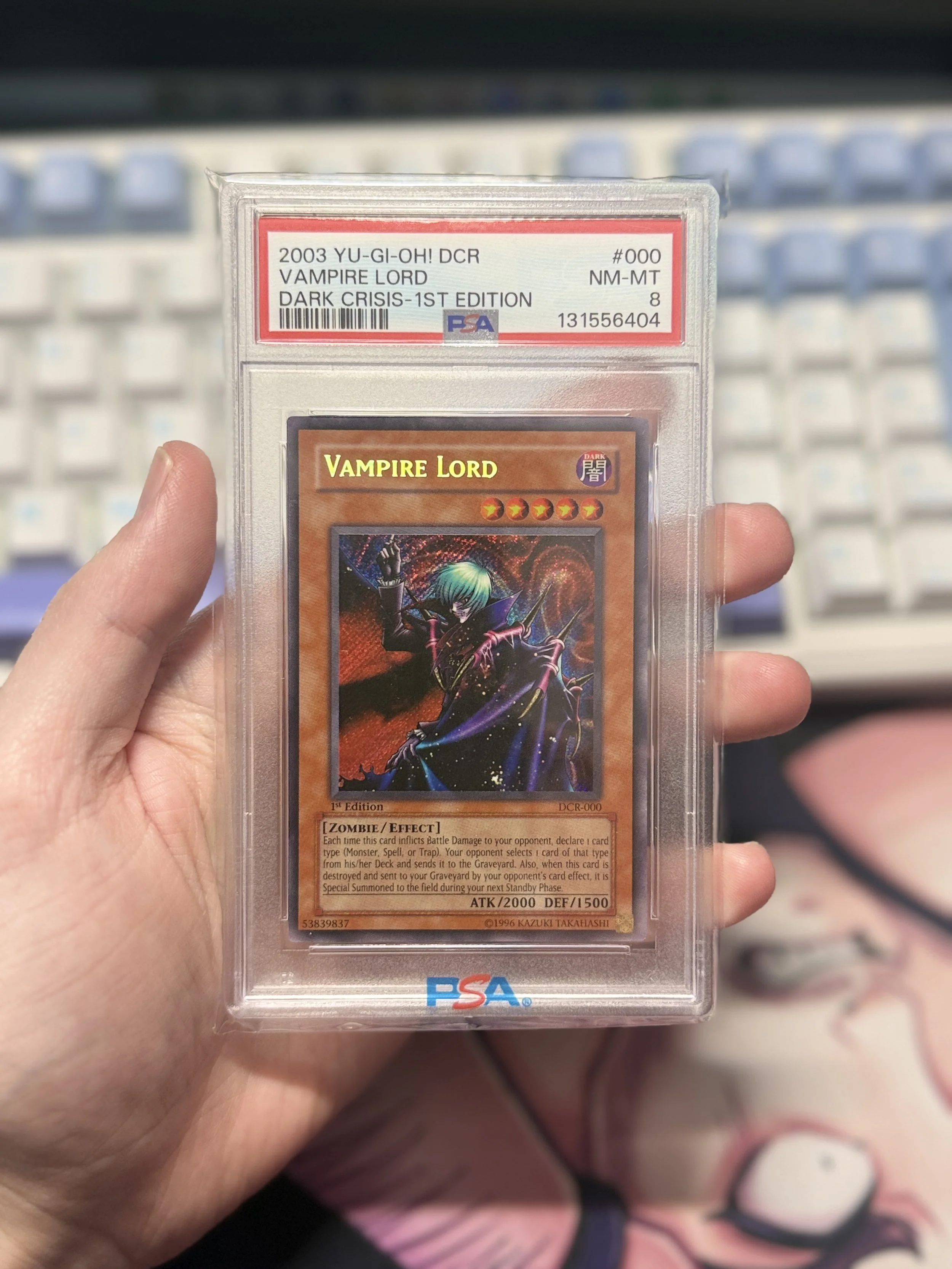 Vampire Lord DCR-000 1st Edition PSA 8
