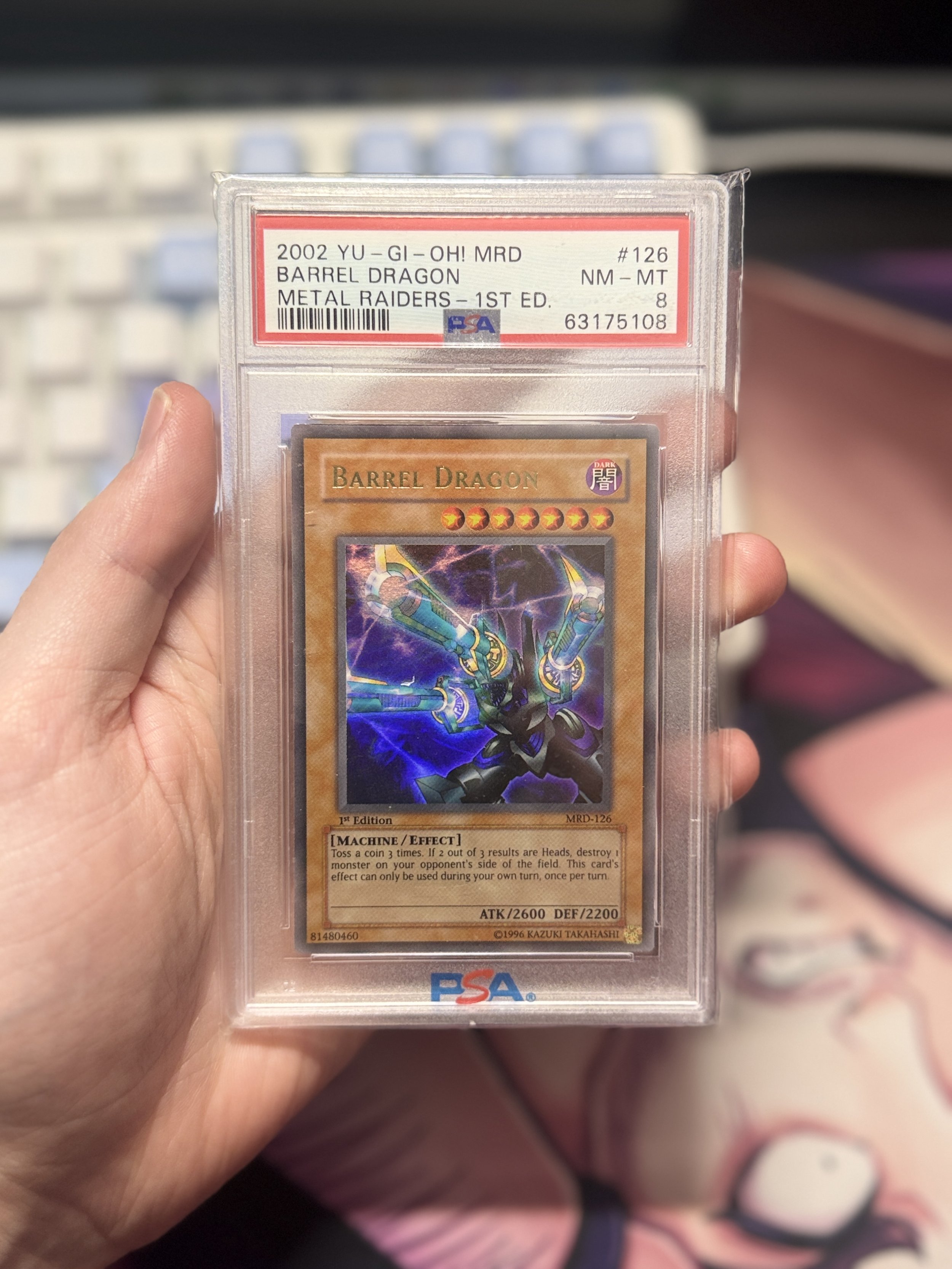 Barrel Dragon MRD-126 1st Edition PSA 8