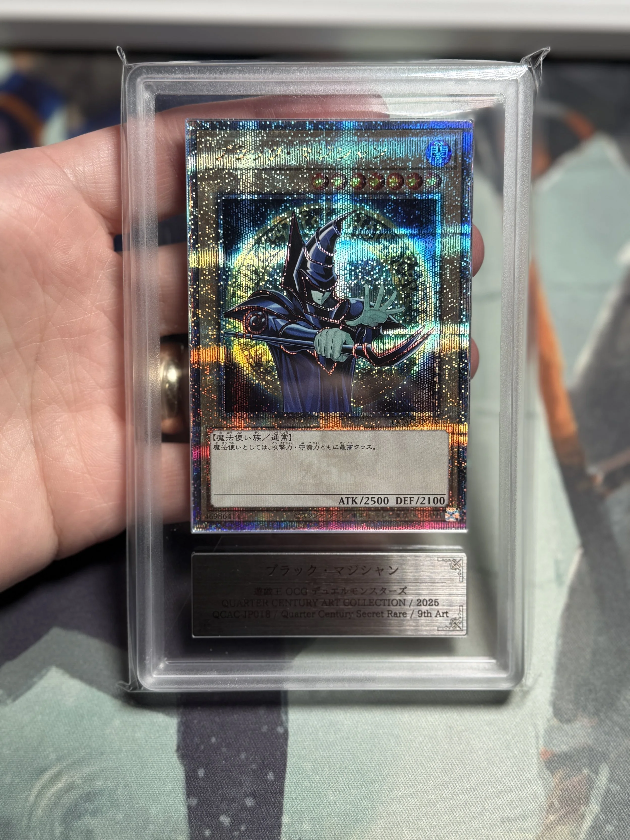 DARK MAGICIAN 9TH ART (QCAC-JP018 QCSR) QUARTER CENTURY ART COLLECTION ARS 10