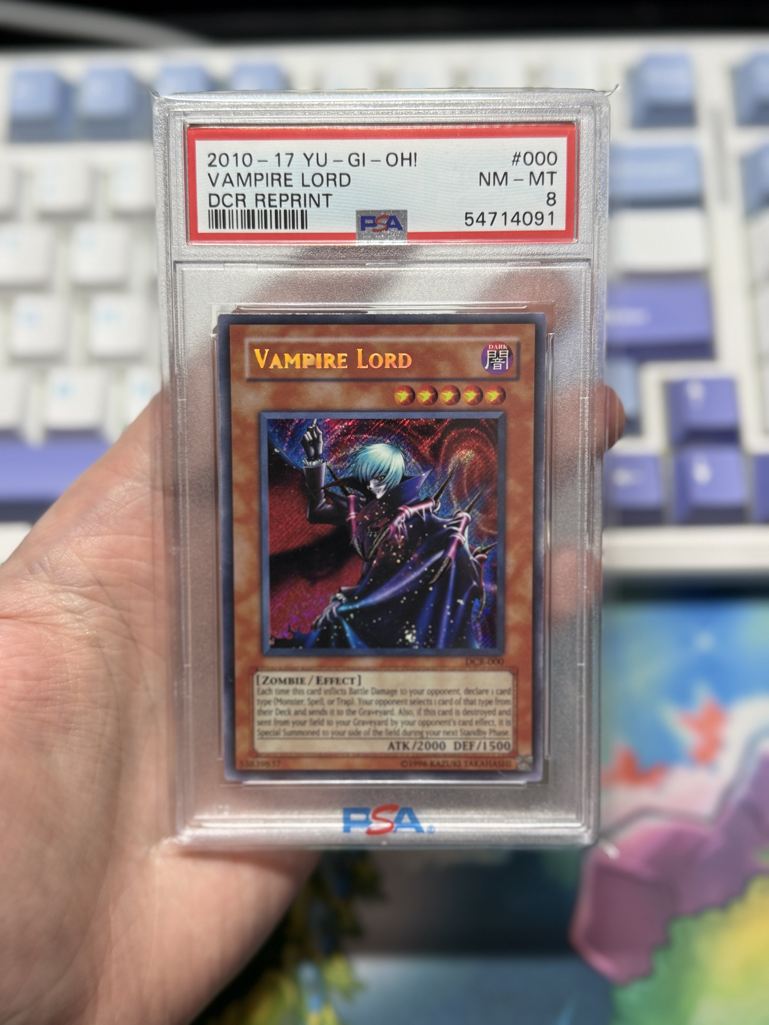 Vampire Lord Dcr Reprint Unlimited PSA 8