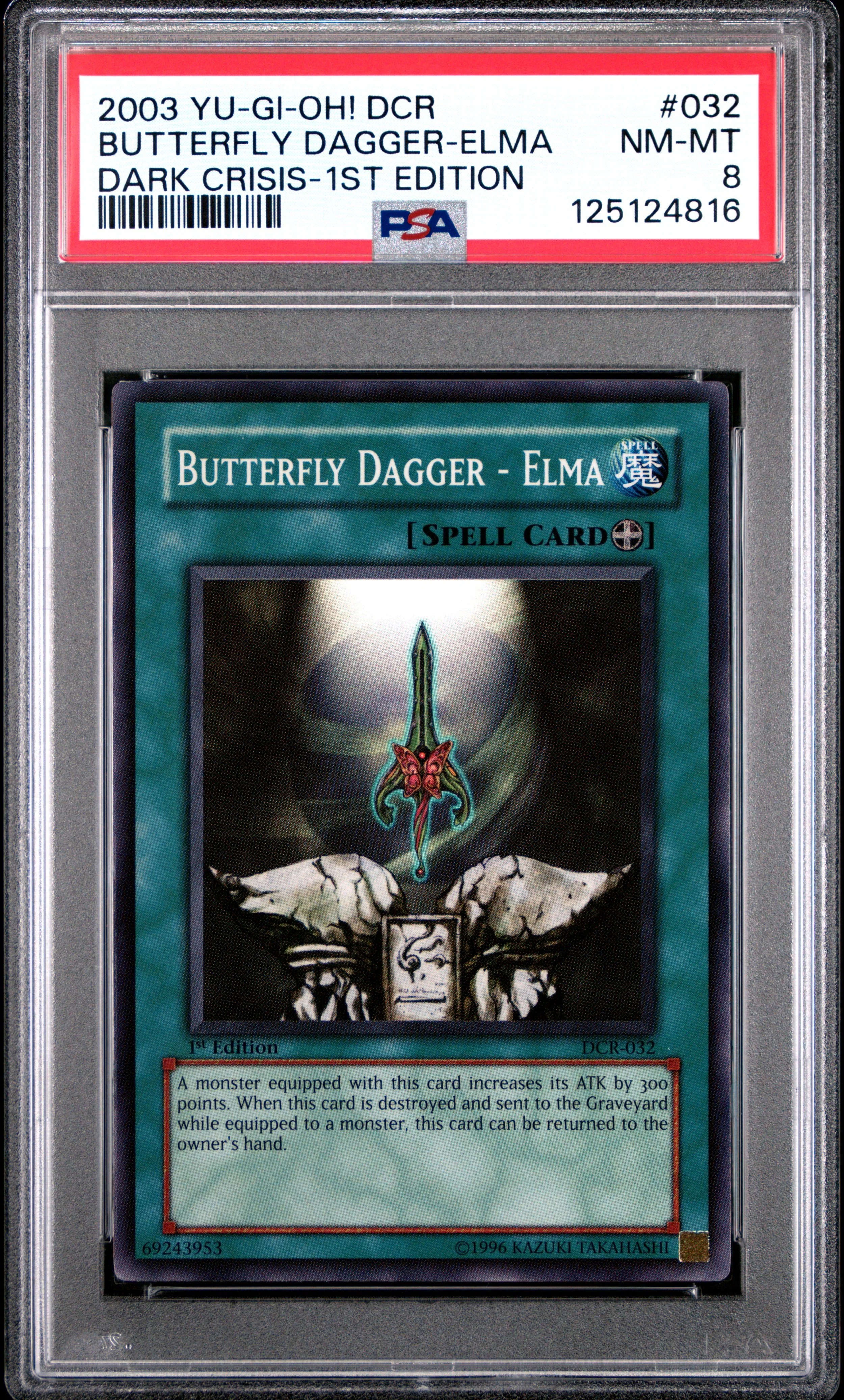 2003 YU-GI-OH! DCR-DARK CRISIS 032 BUTTERFLY DAGGER-ELMA 1ST EDITION NEAR MINT-MINT 8