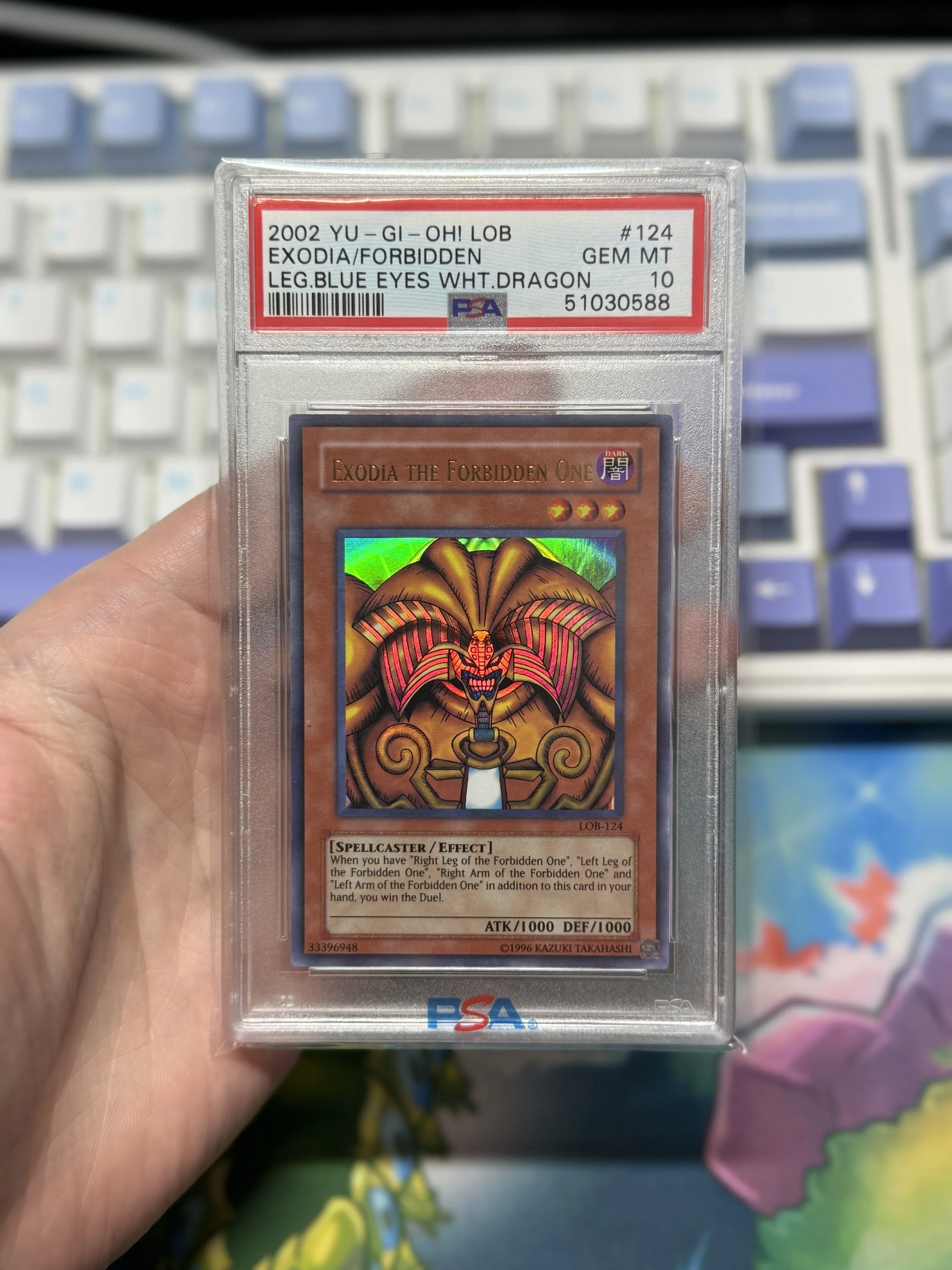 Exodia Forbidden One Lob Reprint Unlimited PSA 10