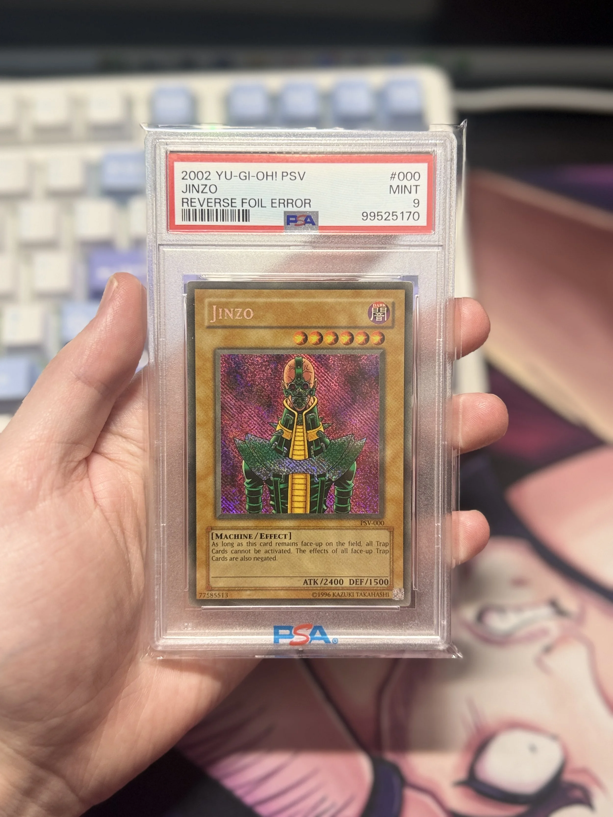 Jinzo REVERSE FOIL PSV-000 Unlimited PSA 9