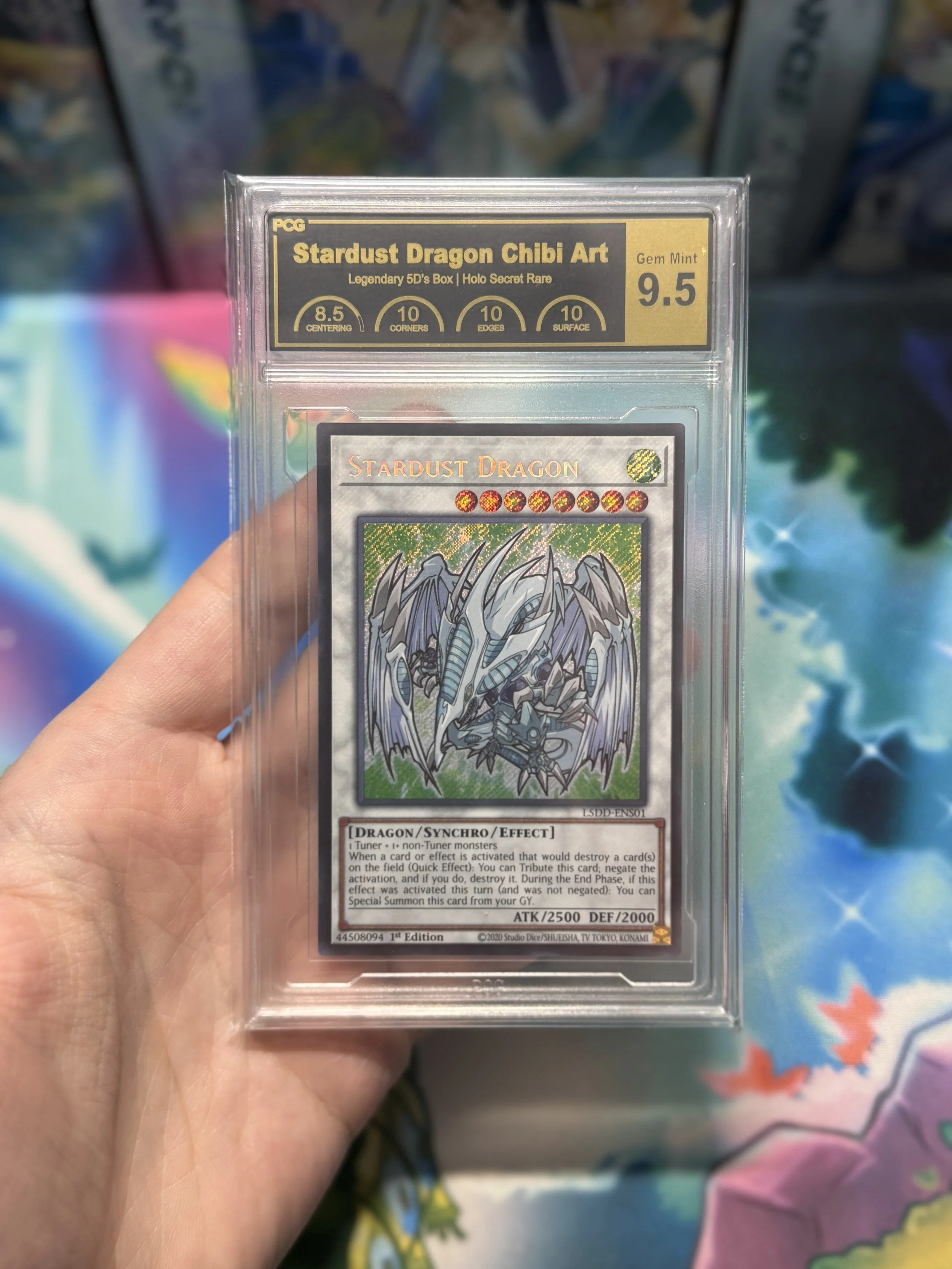 Stardust Dragon Chibi Legendary Collection 5D's Box Secret Rare Gem Mint 9.5