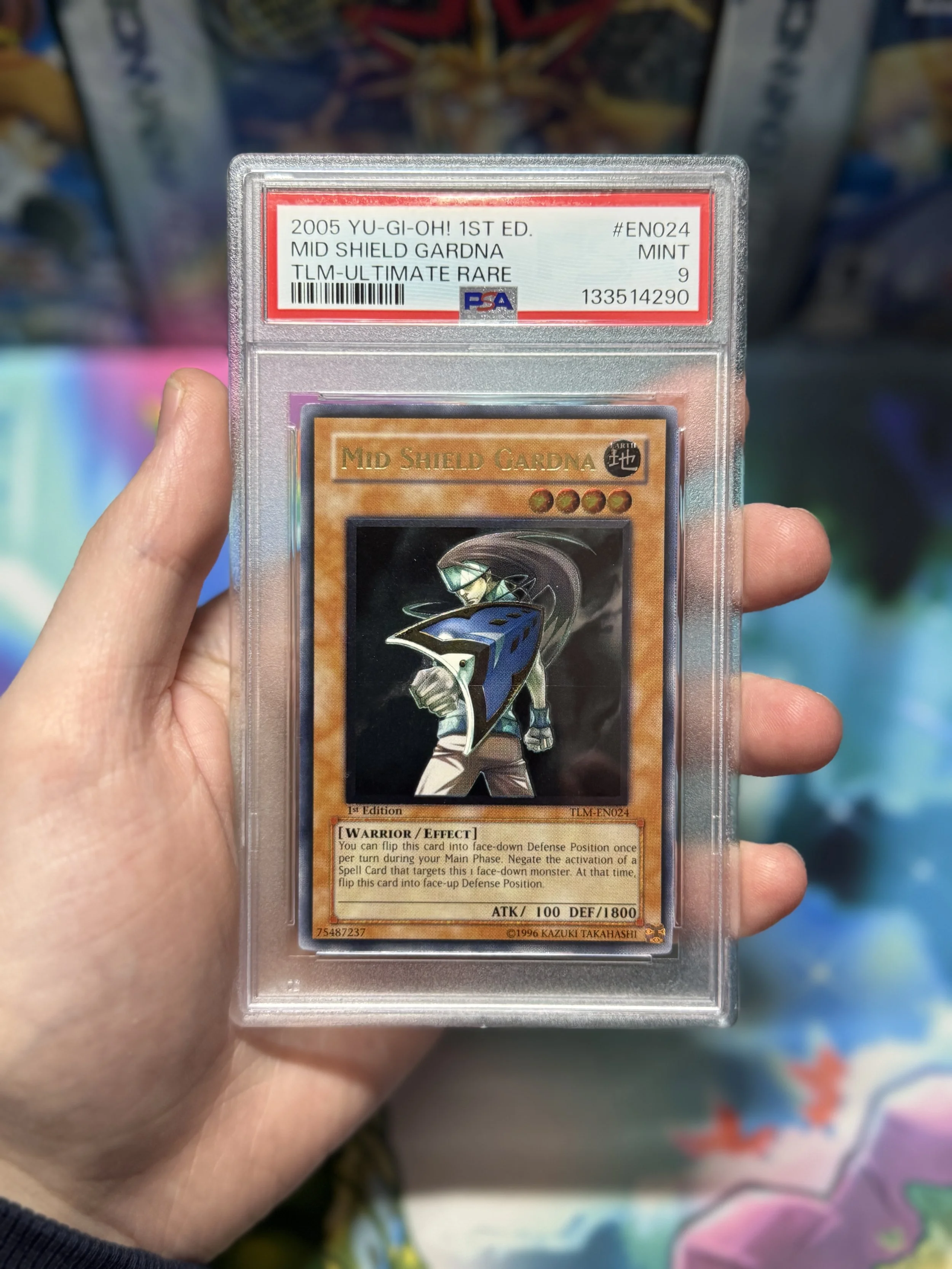 2005 YU-GI-OH! TLM-THE LOST MILLENNIUM EN024 MID SHIELD GARDNA 1ST EDITION-ULTIMATE RARE MINT 9