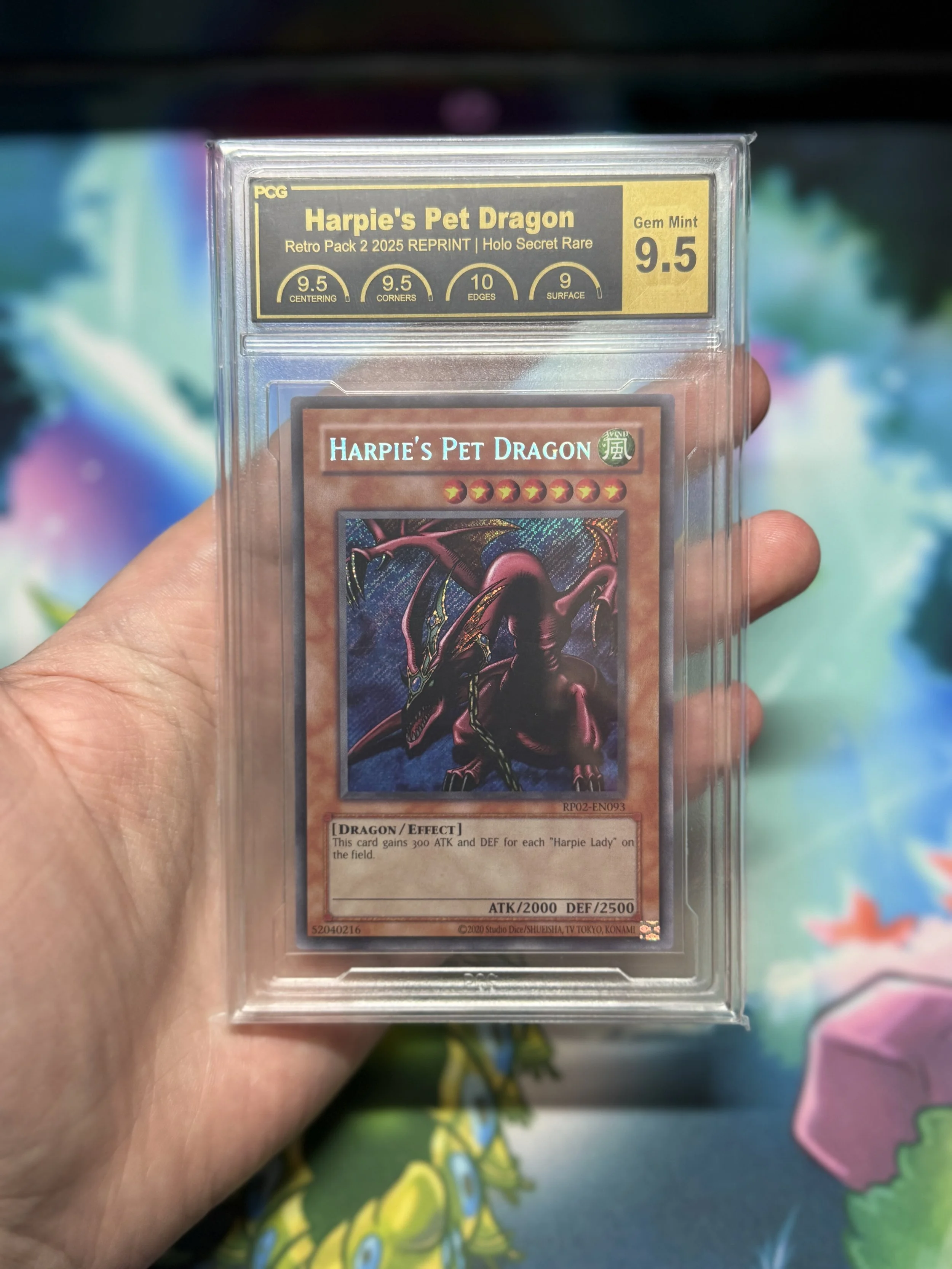 Harpie's Pet Dragon Retro Pack 2 Reprint Gem Mint 9.5 RP02 Gem Mint 9.5