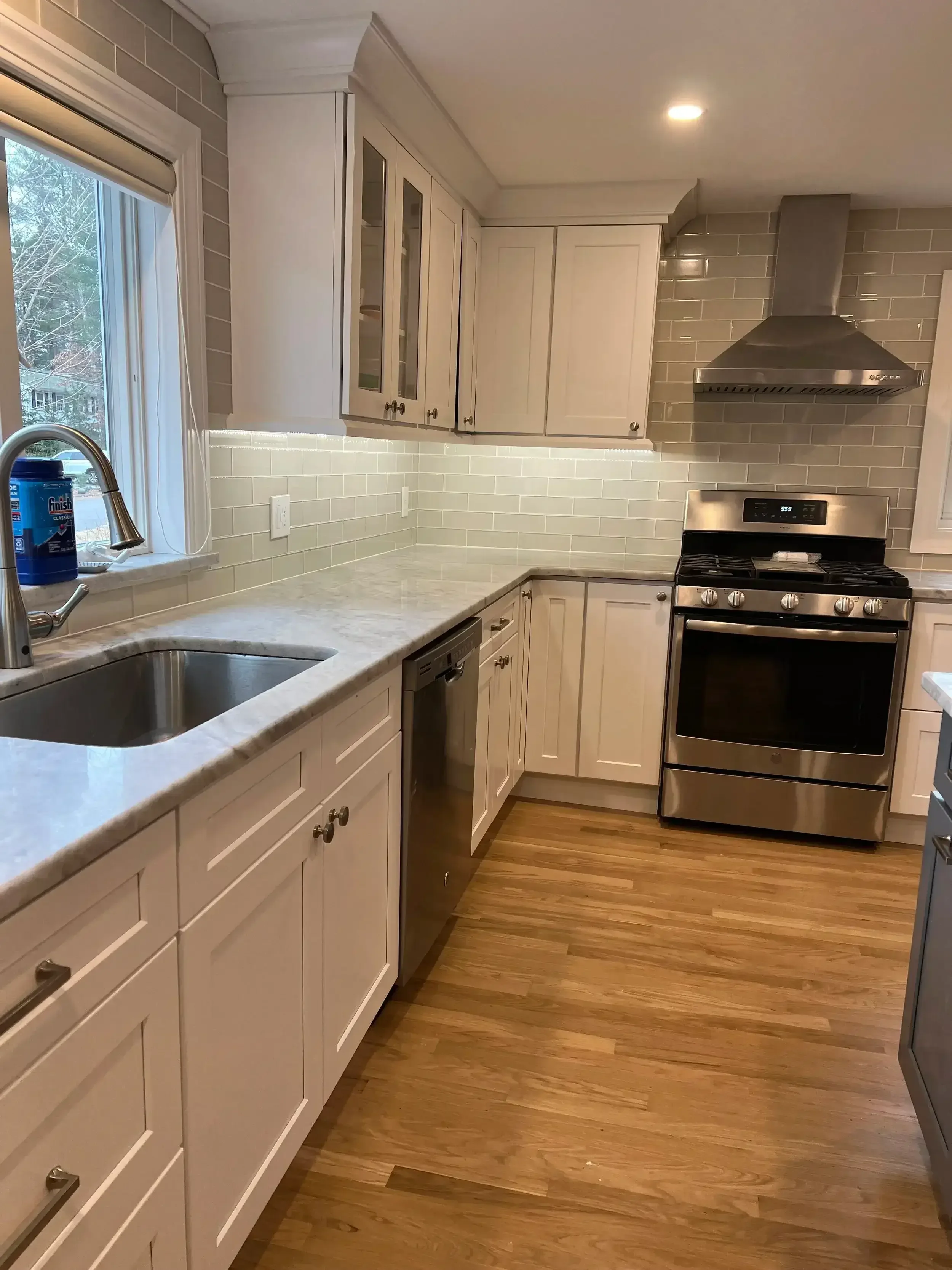 Tile backsplash from kitchen remodeling services in Stoughton, MA