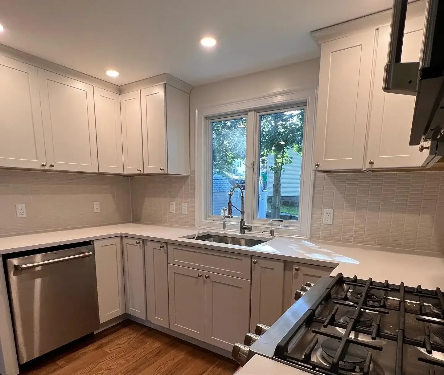 Modern kitchen remodel in Stoughton, MA by local kitchen remodelers