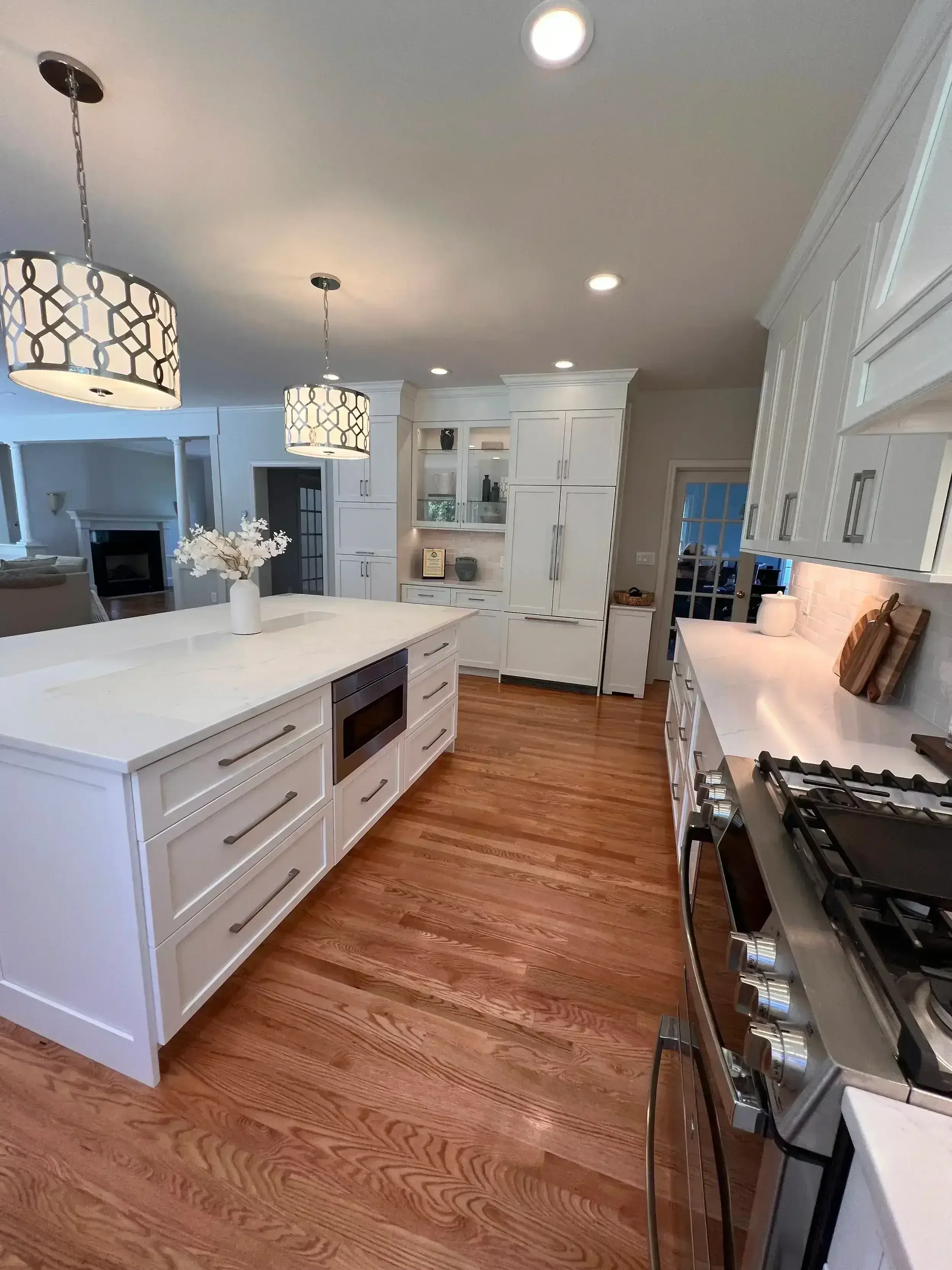 Custom cabinetry in a Stoughton, MA kitchen renovation