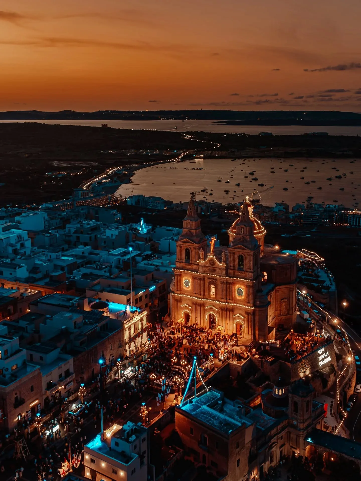 Mellieha &hearts;️

#festa #drone #malta #mellieha #sunset