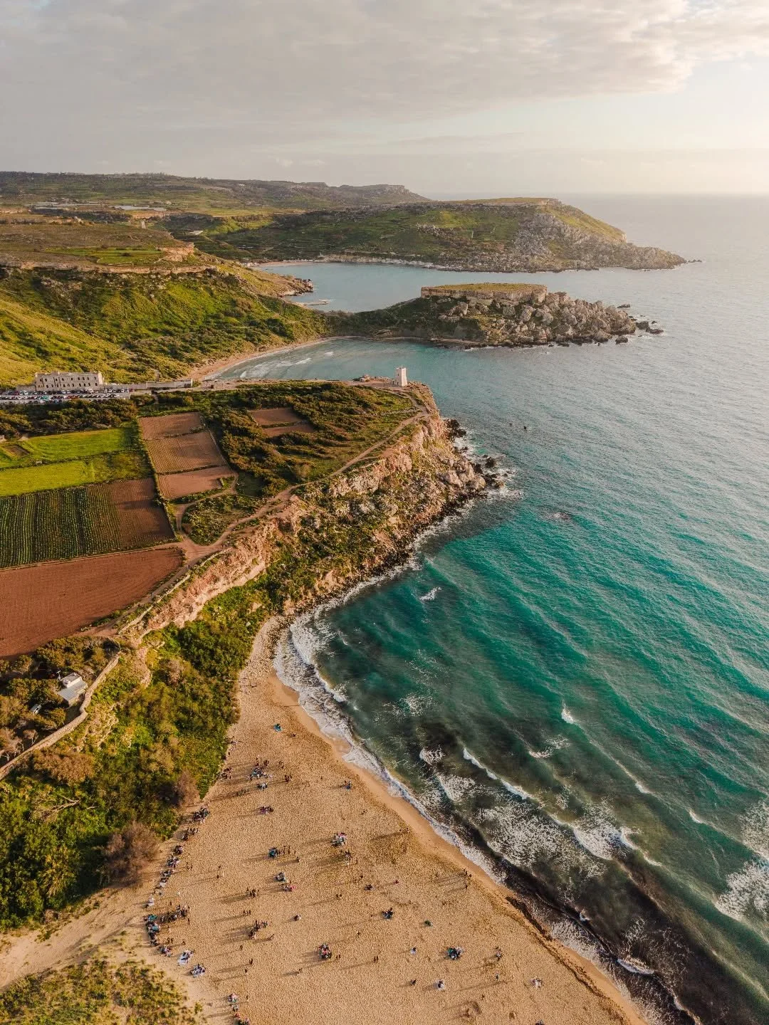 Spring is that you? 👀☀️🇲🇹 #Malta #drone #goldenbay