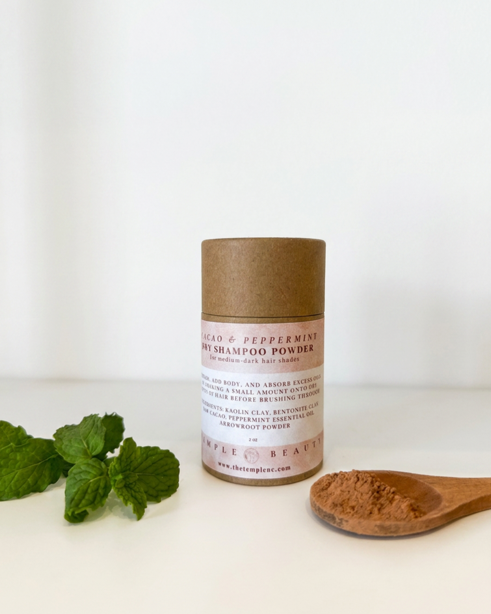Cacao & Peppermint Dry Shampoo Powder