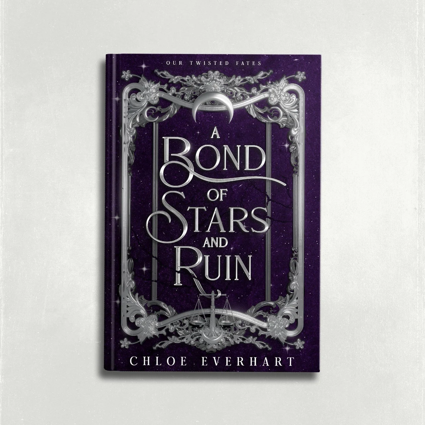 ★𝐂𝐎𝐕𝐄𝐑 𝐑𝐄𝐕𝐄𝐀𝐋★ ⁠
⁠
A Bond of Stars and Ruin by @chloeeverhart.author ✨️🌙⁠
⁠
⁠
⁠.⁠
.⁠
.⁠
#BookCoverDesign #CoverArt #BookishMagic #CoverReveal #BookLovers #ReadersFavorite #CustomCovers #TypographyArt #DesignInspiration #AuthorLife #Visual