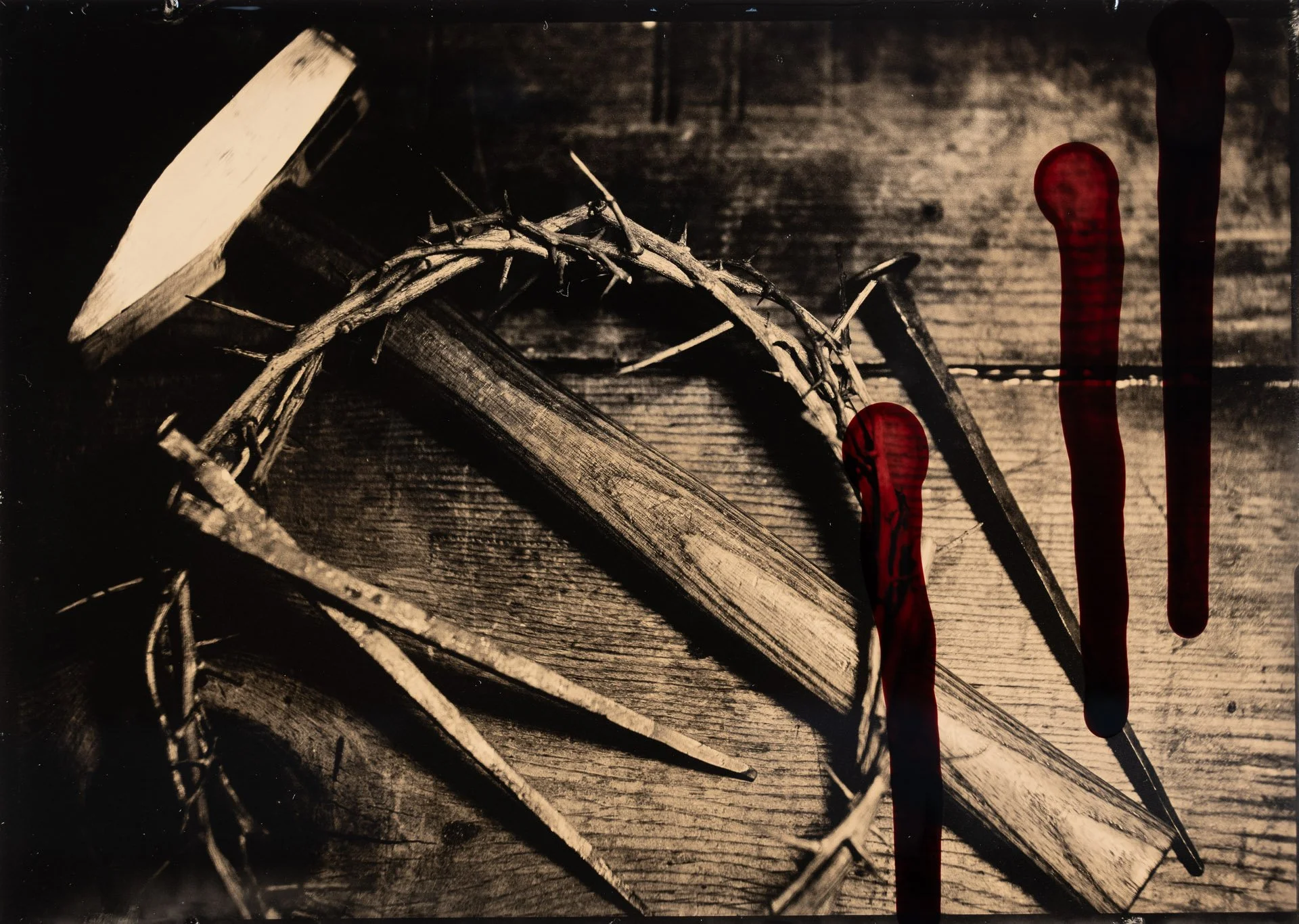 Crucifixion - Plate II:  Thorns & Iron 5x7"