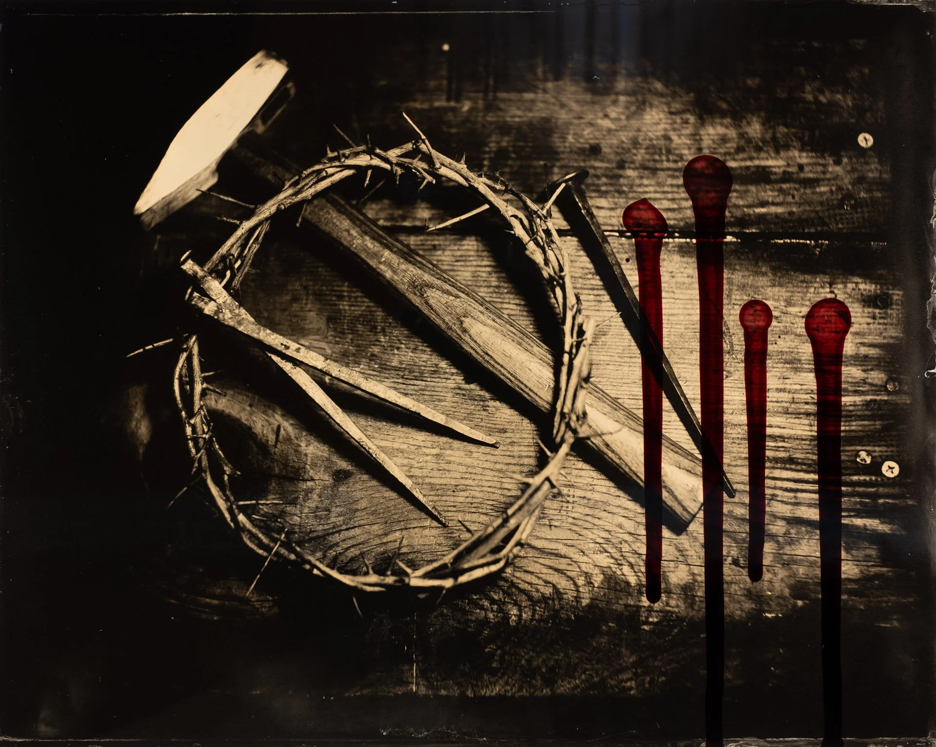 Crucifixion - Plate III:  The Weight