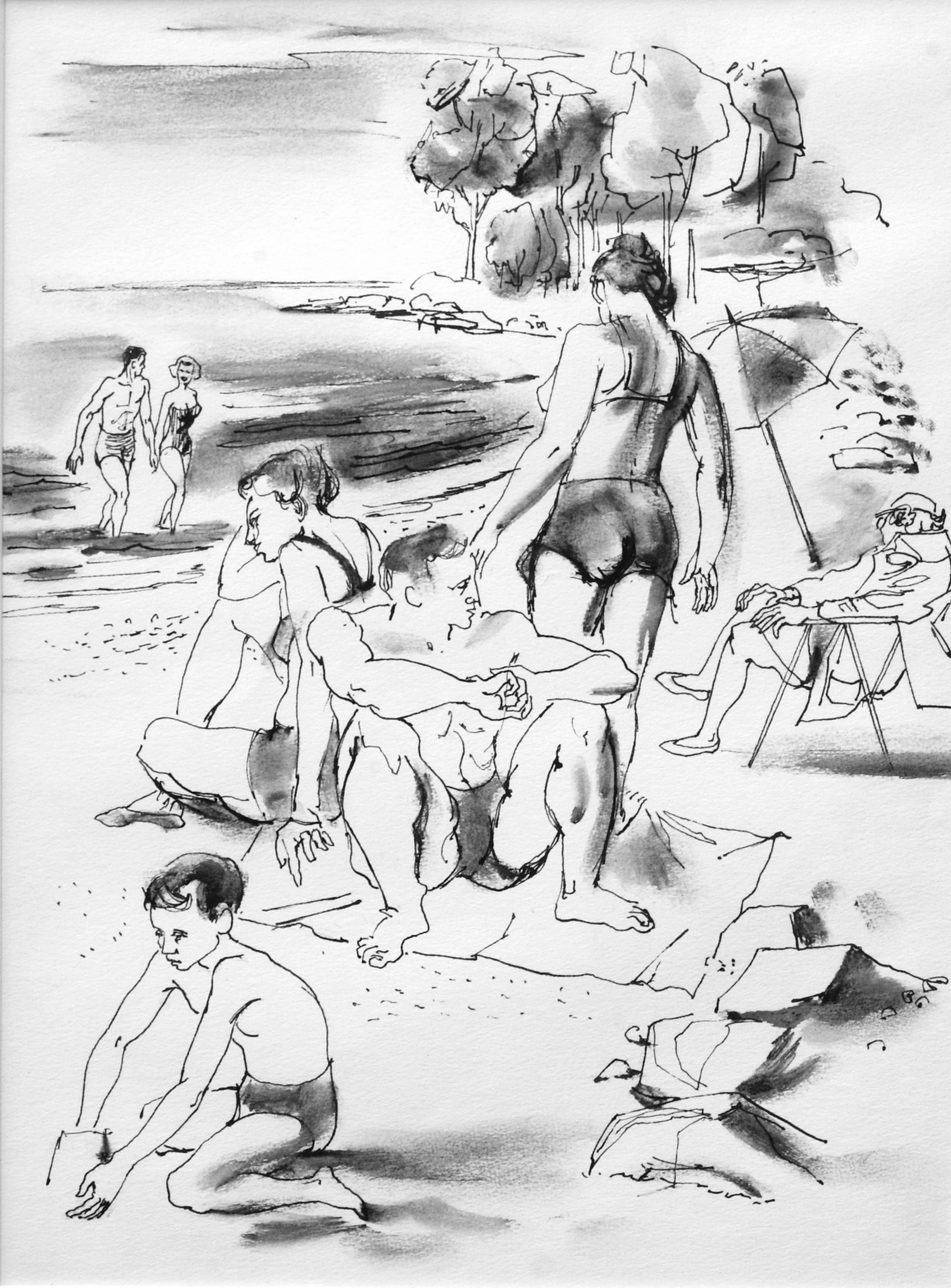 The Bathers, Sketch