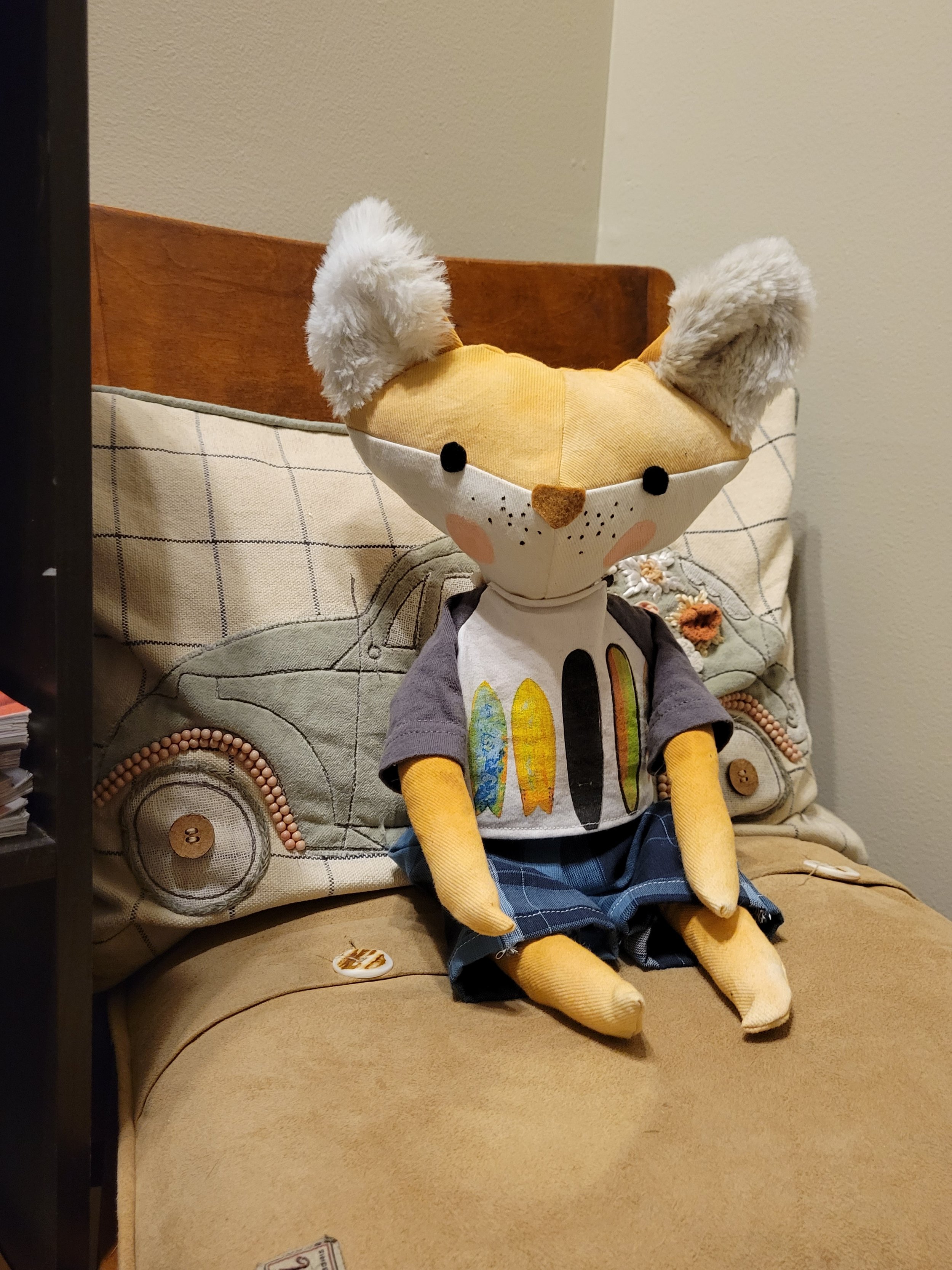 (Doll Prototype) - Baseball Tee and Shorts Outfit