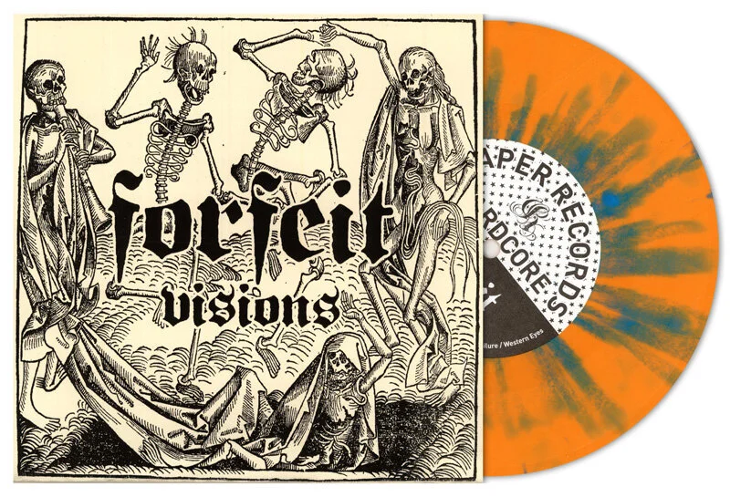 Pre-order cover: 77 orange &amp; blue splatter vinyl, hand numbered
