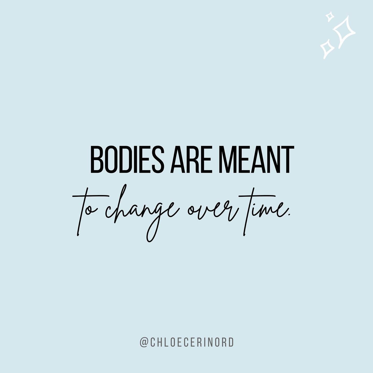 Wouldn&rsquo;t it be a little strange if we all walked around looking exactly like we did when we were 18? Bodies are meant to change as we age and go through life transitions. Let&rsquo;s celebrate body and age diversity!
&bull;&bull;&bull;
#bodypos