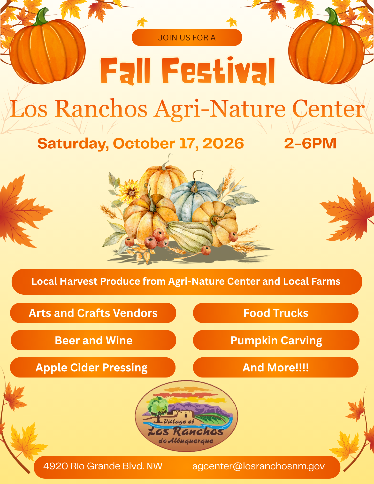 Agri-Nature Center Fall Festival