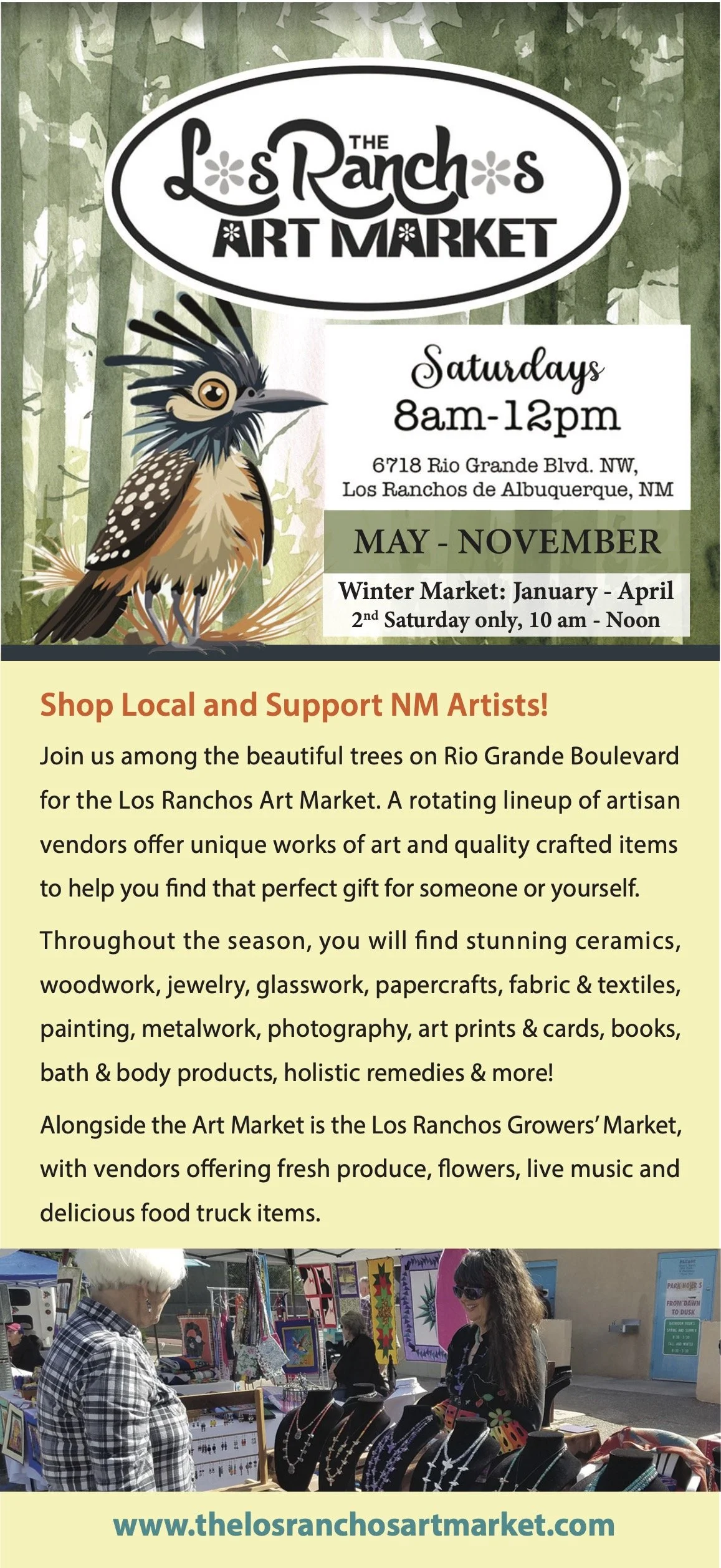 Growers' & Art Market — The Village of Los Ranchos de Albuquerque