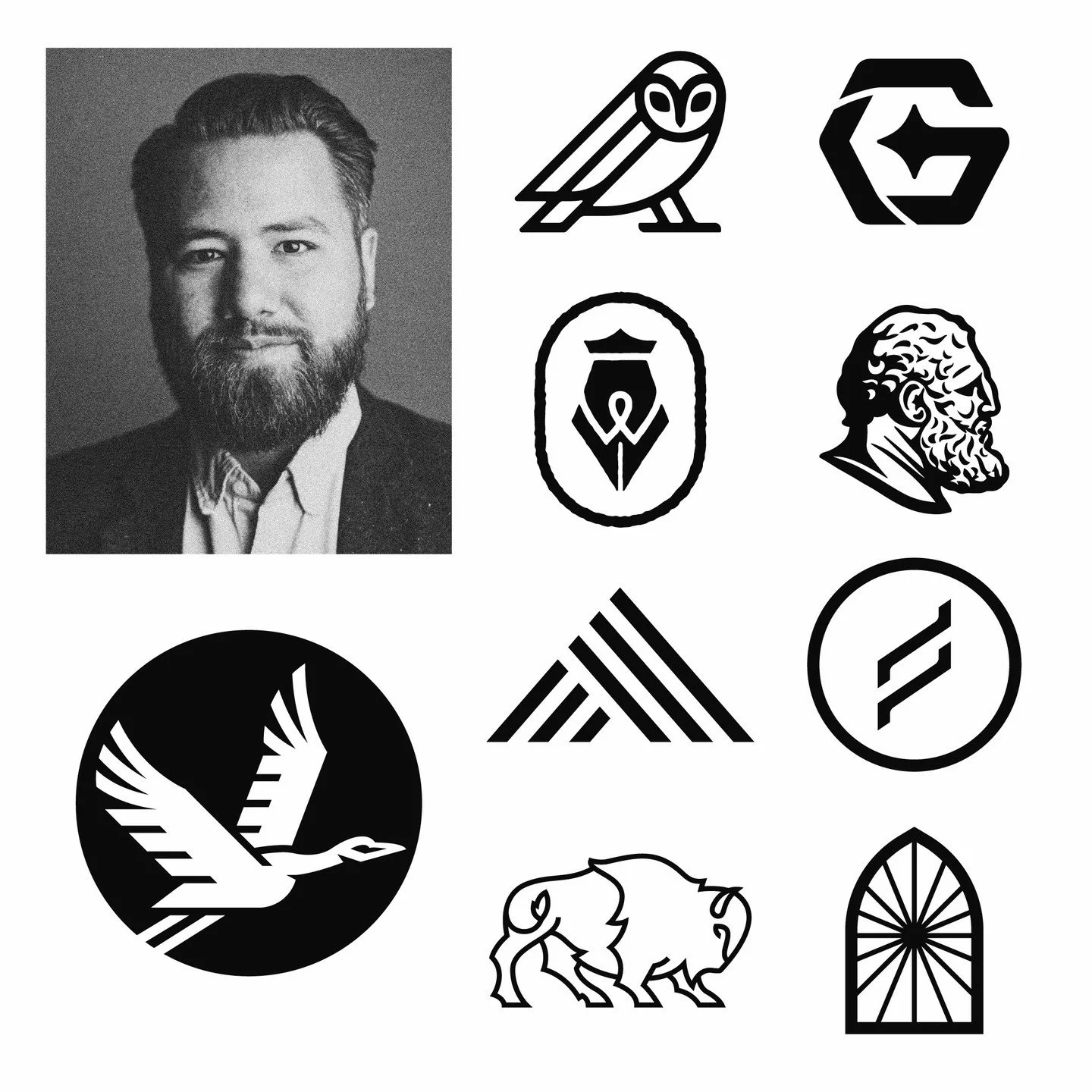 Getting in on this @logoarchive trend! So hard to determine which logos to include...⁠
⁠
Designed by Ben Lueders at @fruitful_design.⁠
⁠
Featured here: ⁠
⁠
@dayspringbank⁠
@parliamentconsulting⁠
@getguardify⁠
@wesgay⁠
@martyrmade⁠
@abideomaha⁠
@lensd