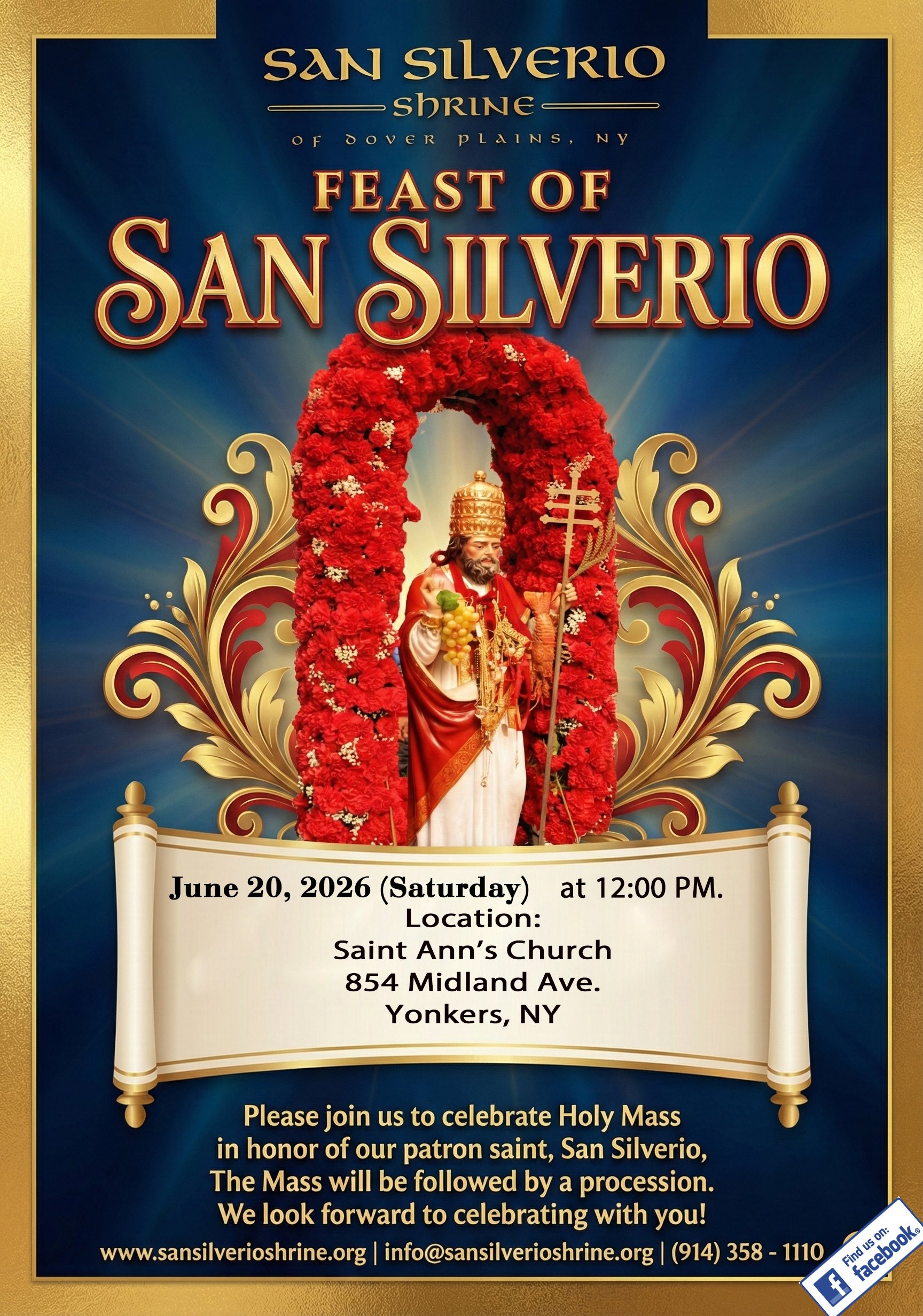 Original Feast of San Silverio at St. Ann’s Church