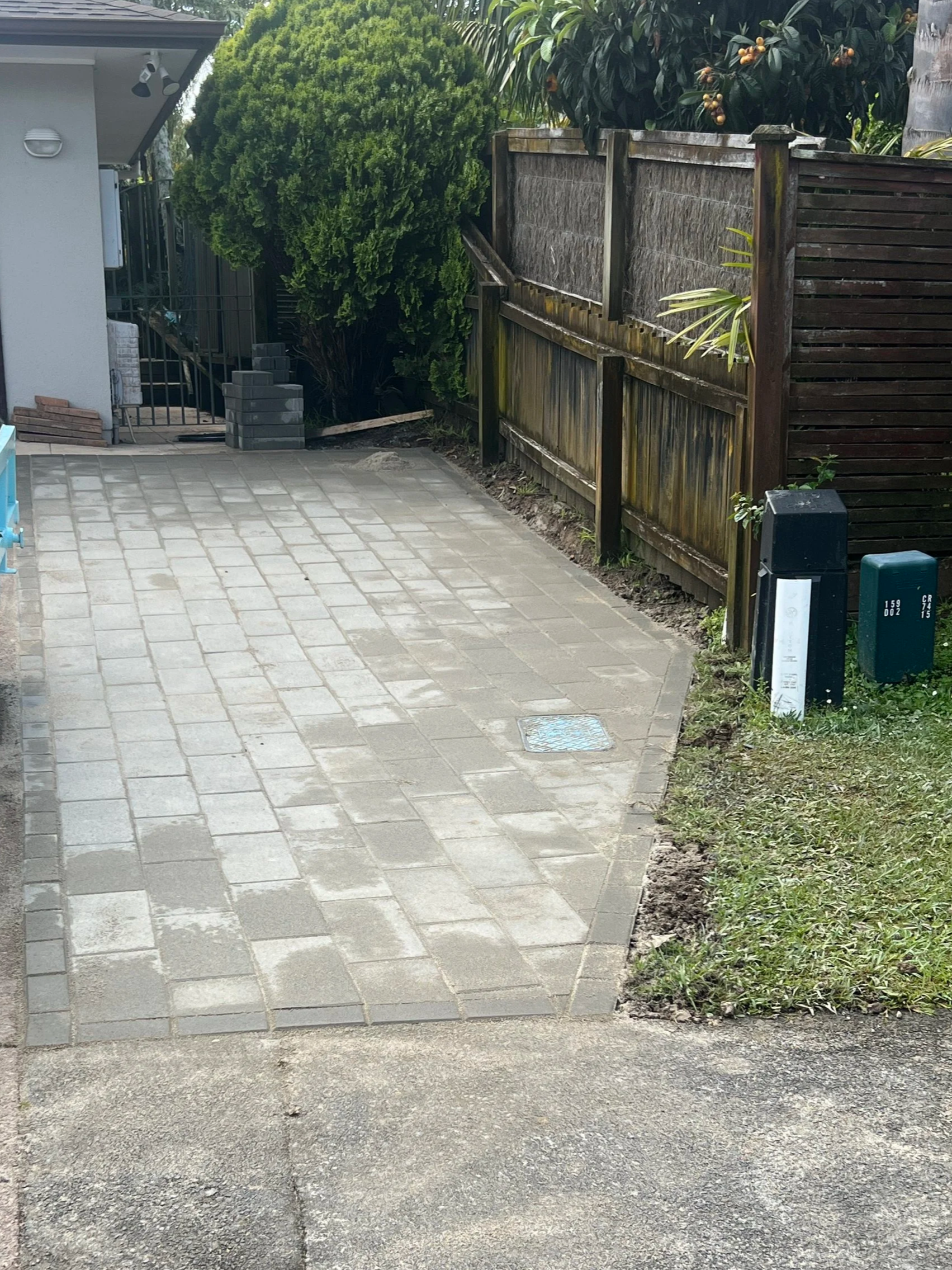 New Paved Parking Area
