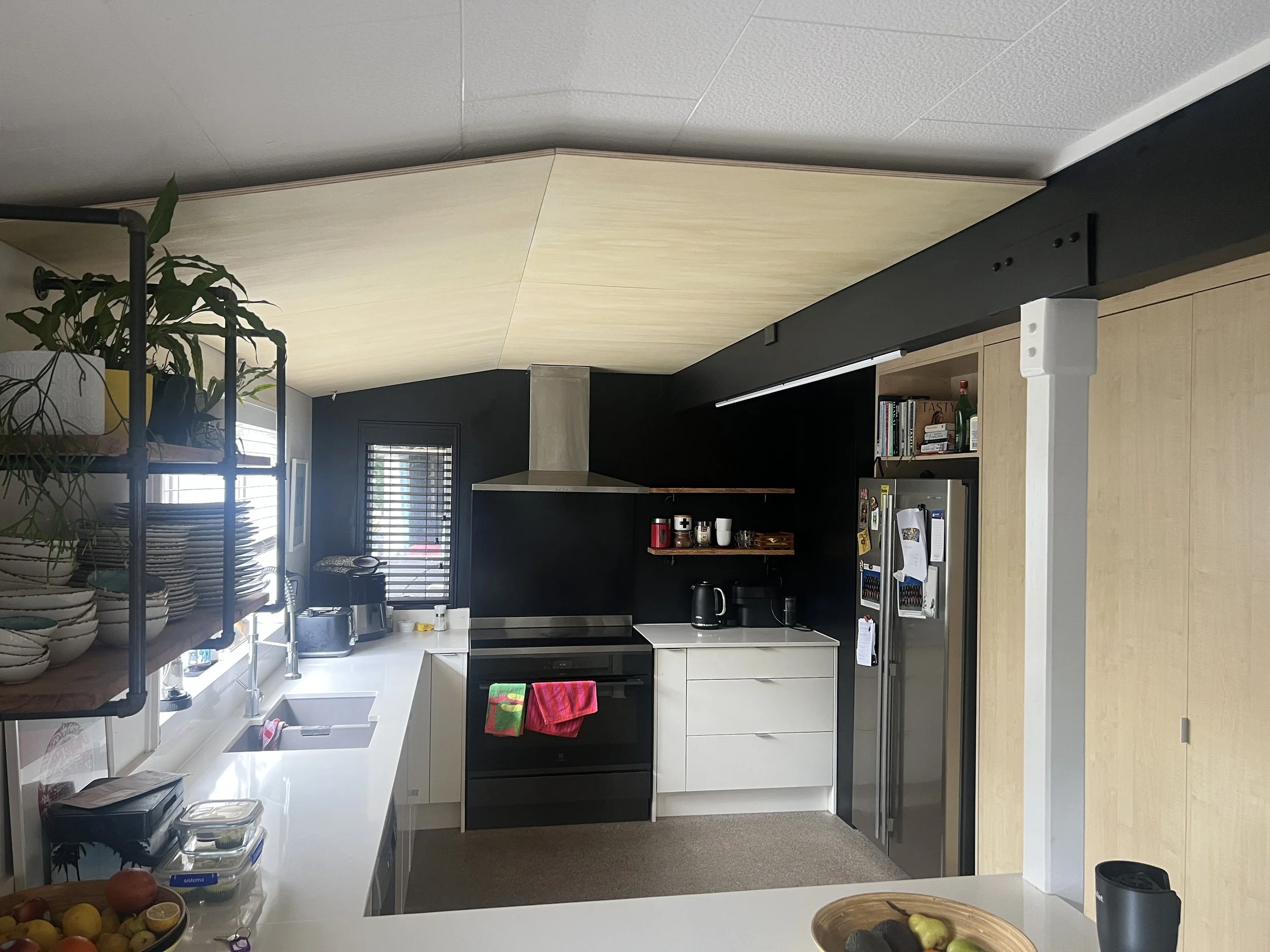 Kitchen ceiling - repair &amp; upgrade.