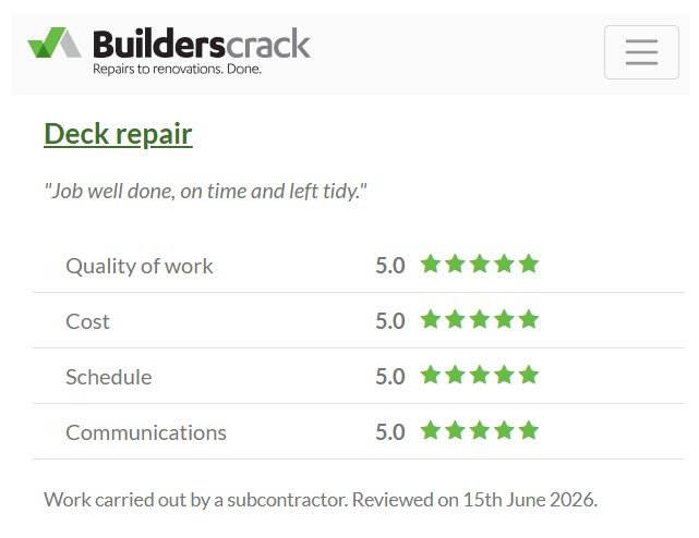 Deck repair