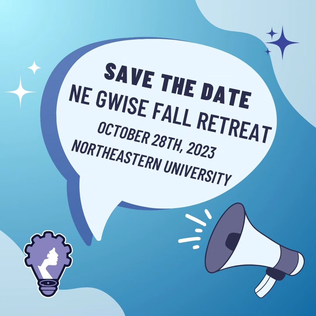 Coming soon! 📣

Our 2023 Fall Retreat will be held October 28th at Northeastern University!

Mark your calendars 🗓️ and be on the lookout for more details! 👀

Want to know more about NEGWiSE?
Visit our website to know more about our events!👇🏼
👩