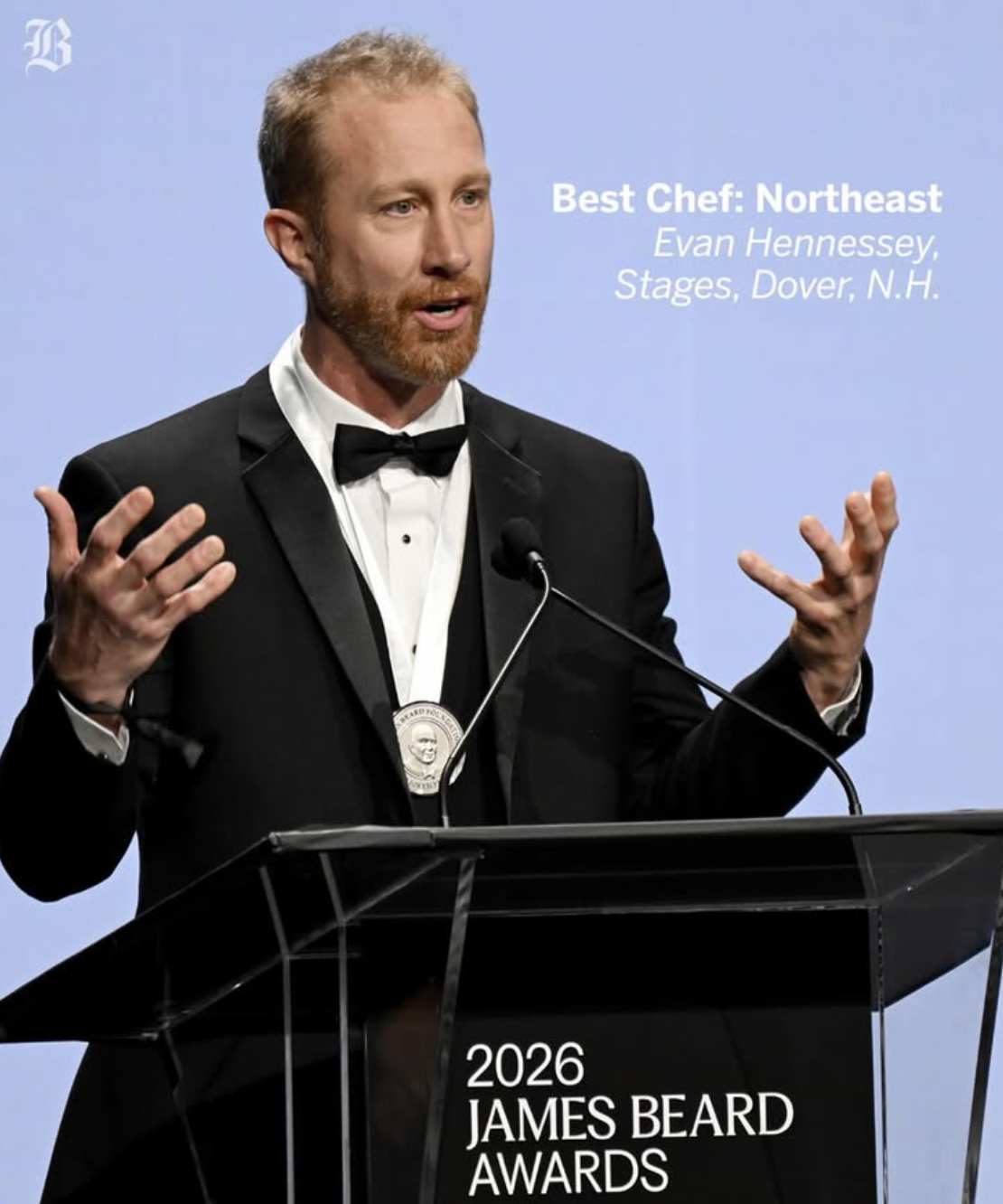 2026 James Beard Awards Best Chef: Northeast Winner