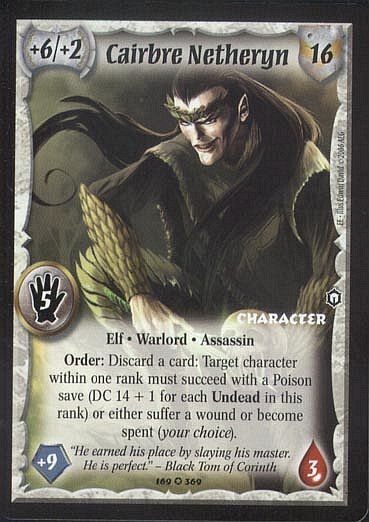 Warlord Saga of The Storm CCG 4e APS 18 Elf for sale online 