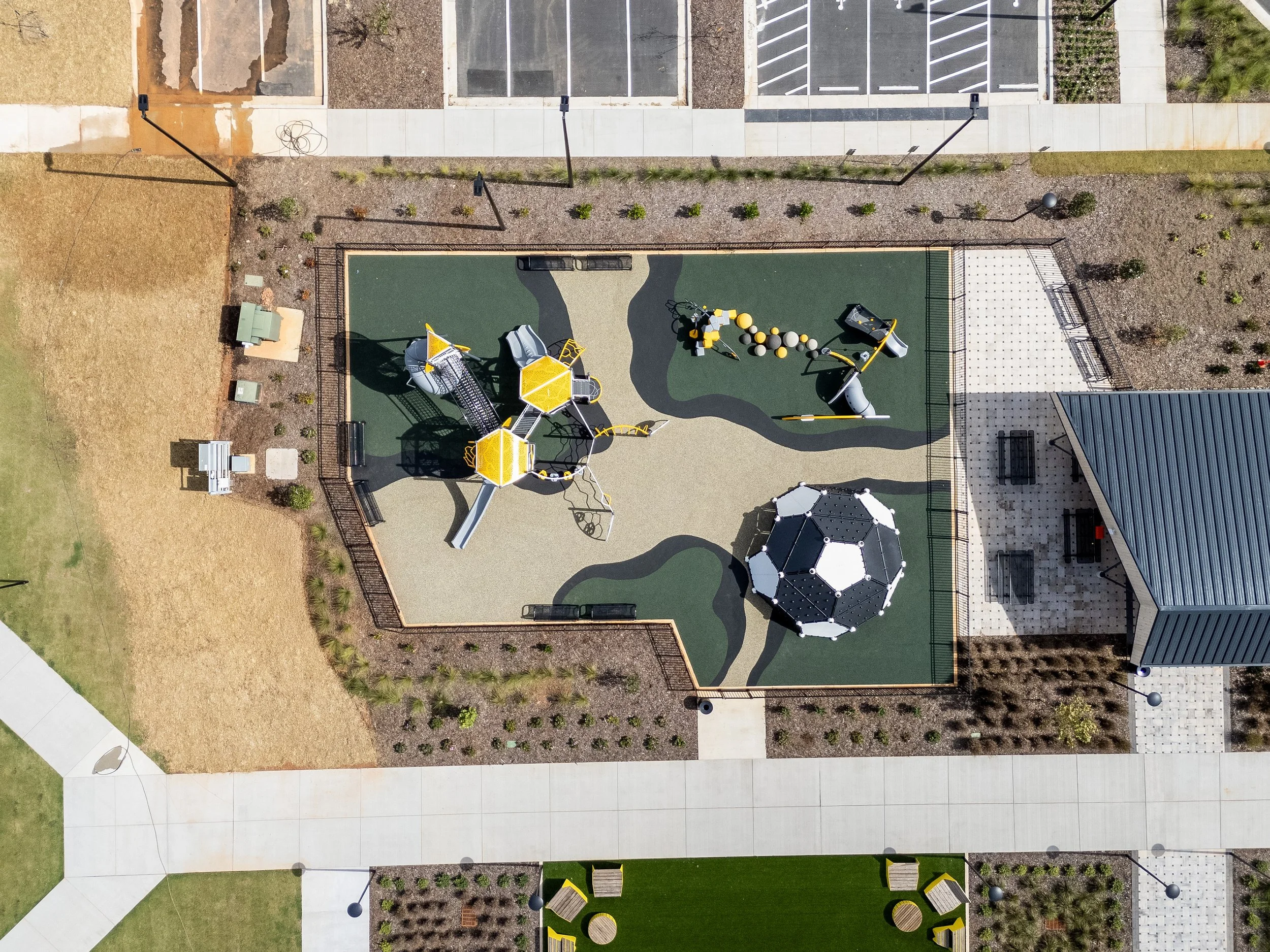 59climbers, commercial playground, drone photo, playground, playground photography, safety surfacing.jpg