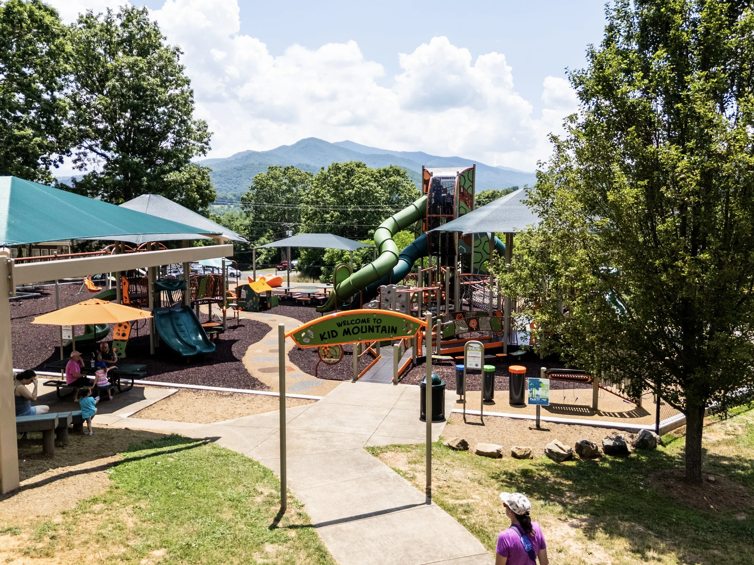11custom playground, drone photo, north carolina, playground, safety surfacing, slides.jpg