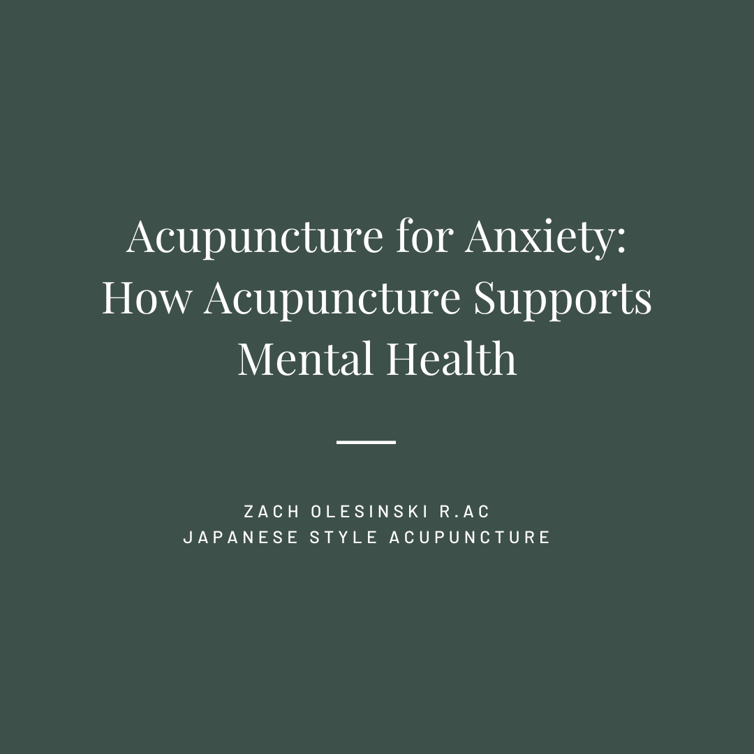 Acupuncture for Anxiety Toronto: How Acupuncture Supports Mental Health Naturally