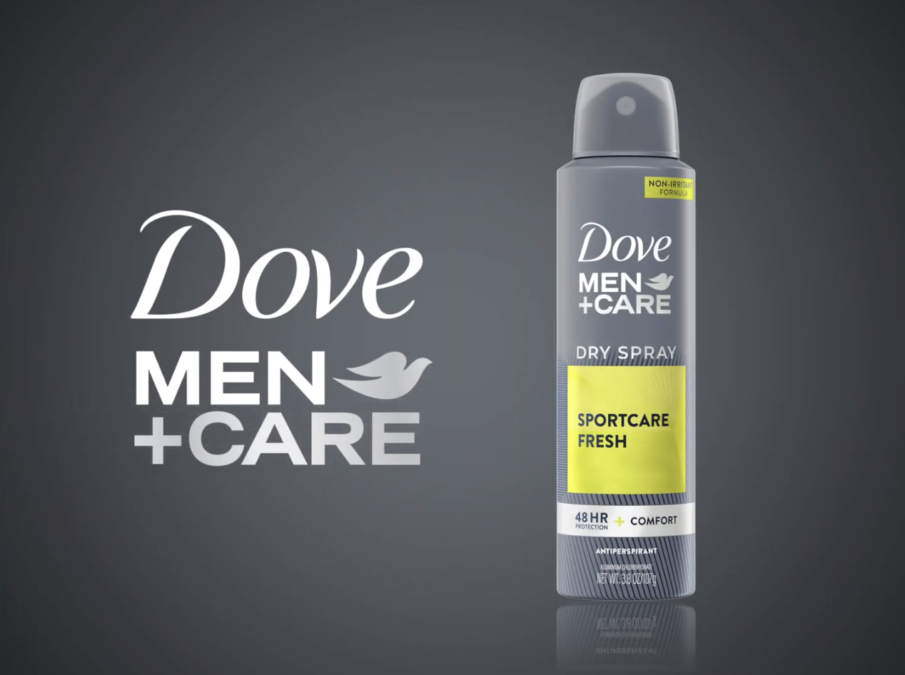 Dove Men+Care Dry Spray - Step Up Content