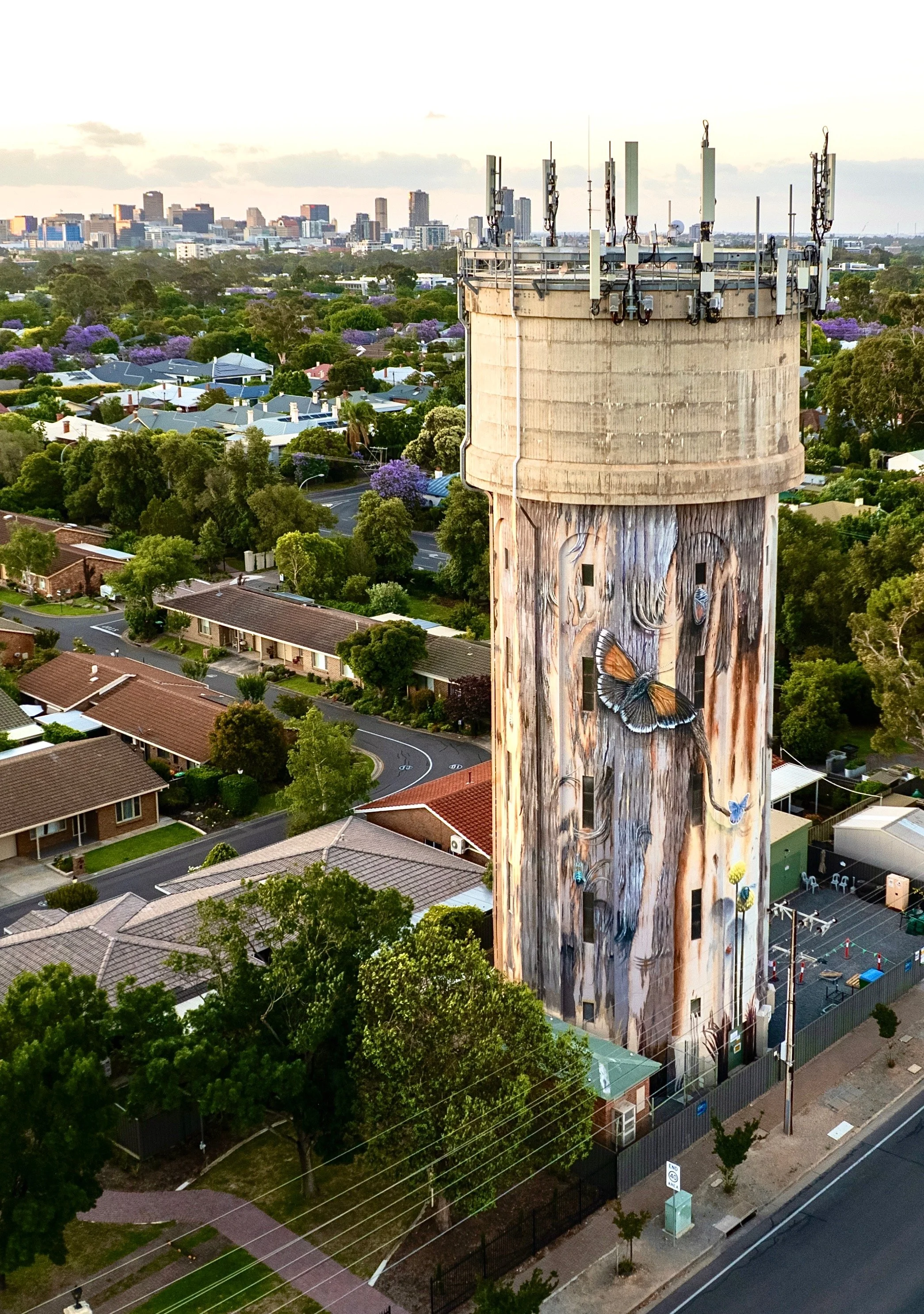 Glenside Water Tower (Assisting Artist)