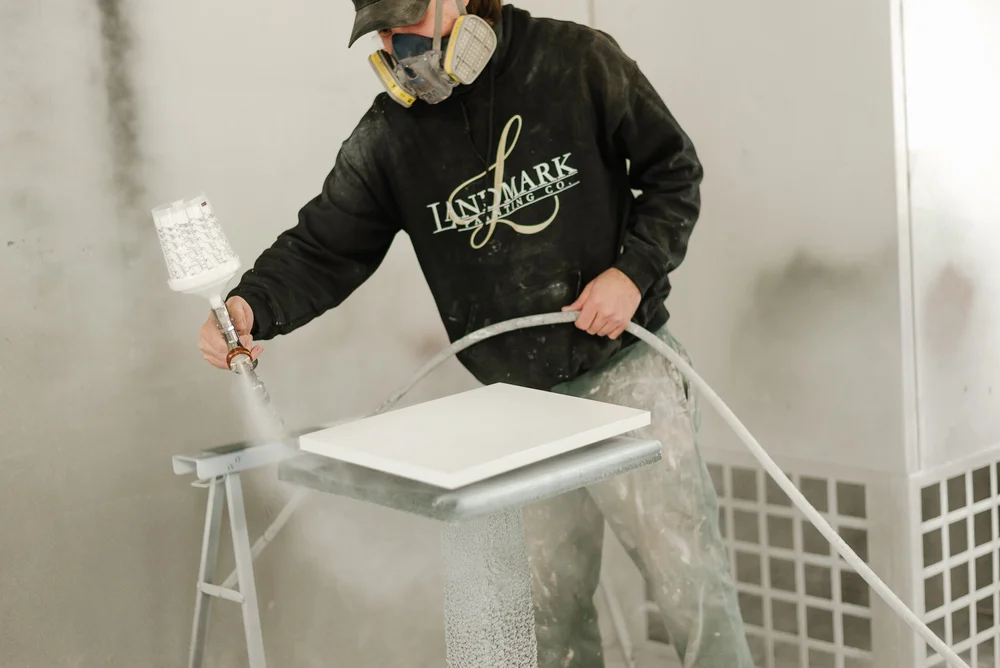 Shop Spraying Service — Landmark Painting