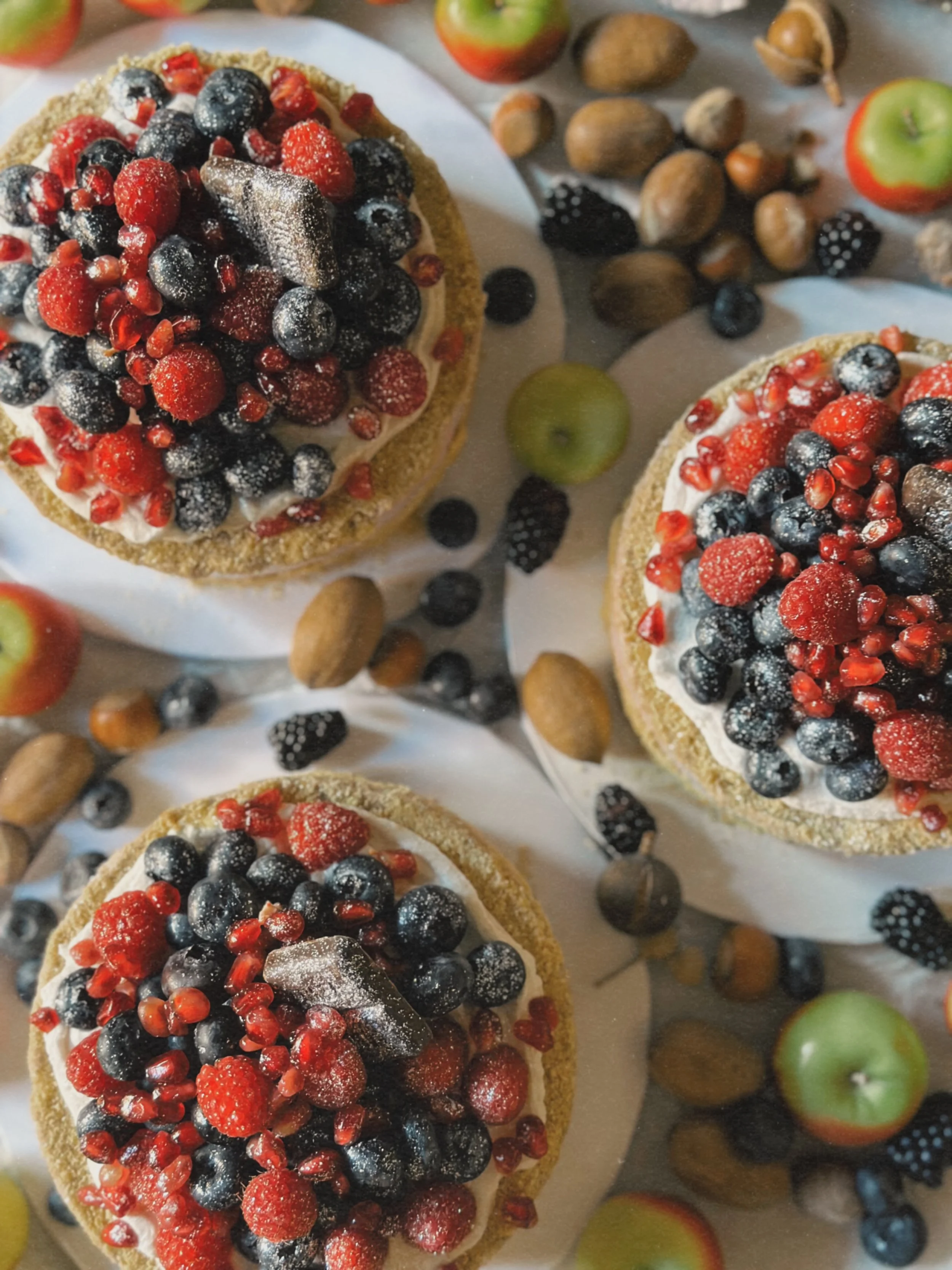 6” Strawberry White Chocolate Cheesecake