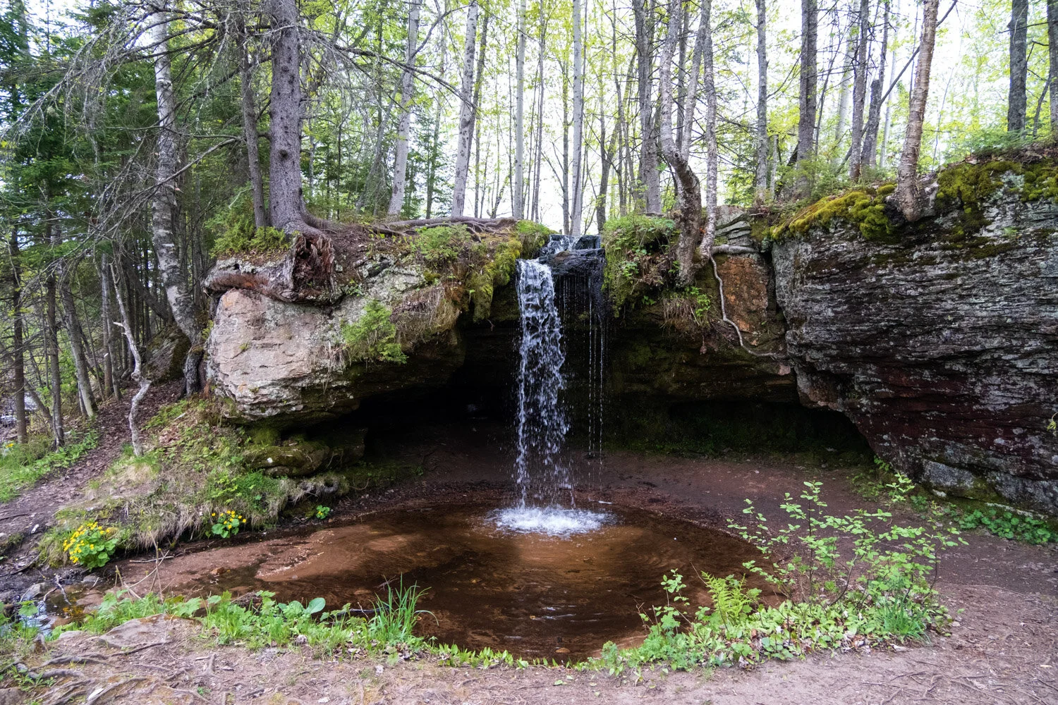 Scott Falls Roadside Park — Mi Roadtrip