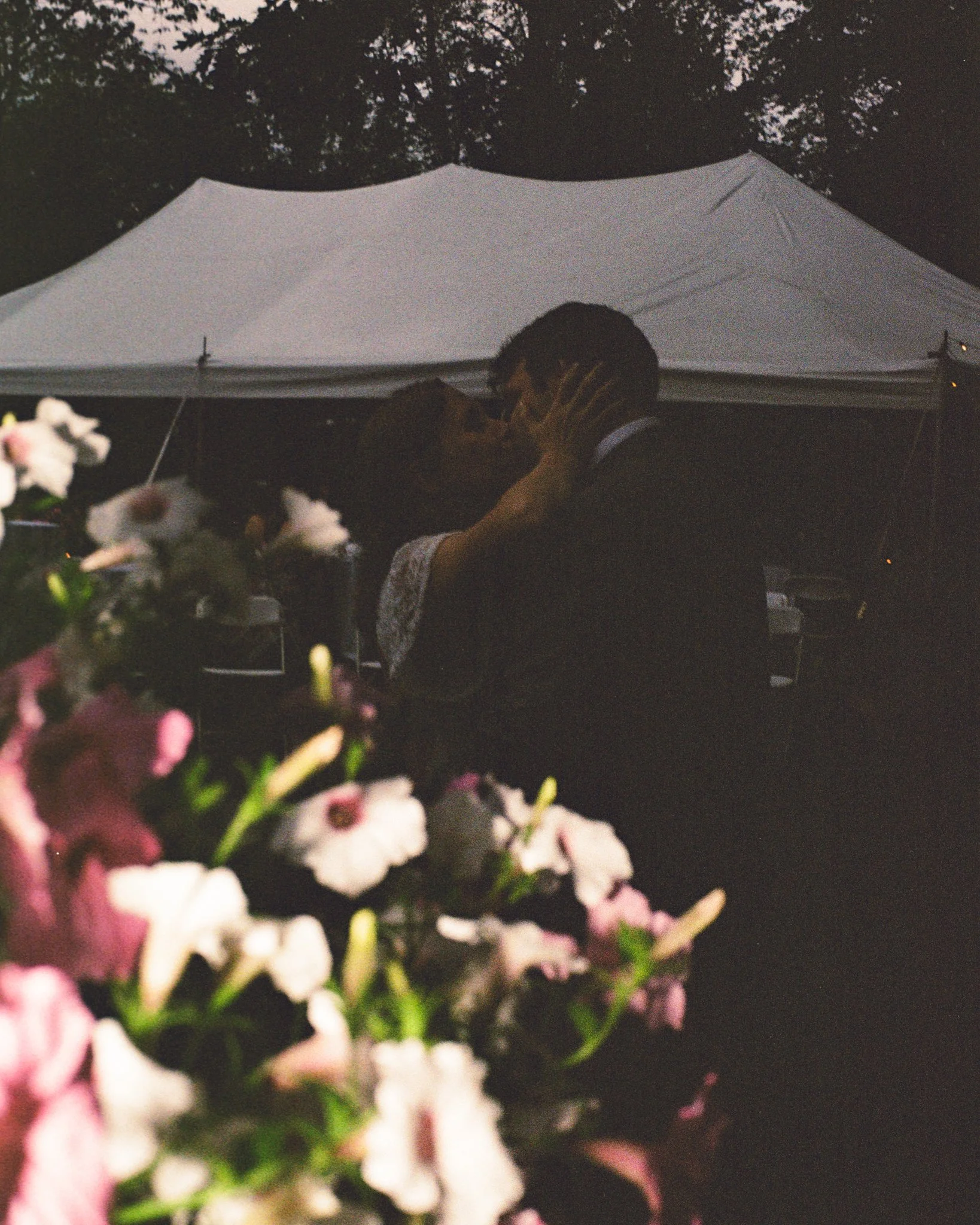 Intimate elopement portrait Minneapolis film photographer