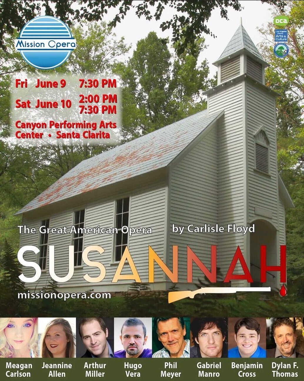 I&rsquo;m thrilled to be playing the role of Mrs. Ott in Susannah! This is a wildly talented group performing - this is one that you won&rsquo;t want to miss! @mission.opera #susannah #opera #blitchplease #carislefloyd