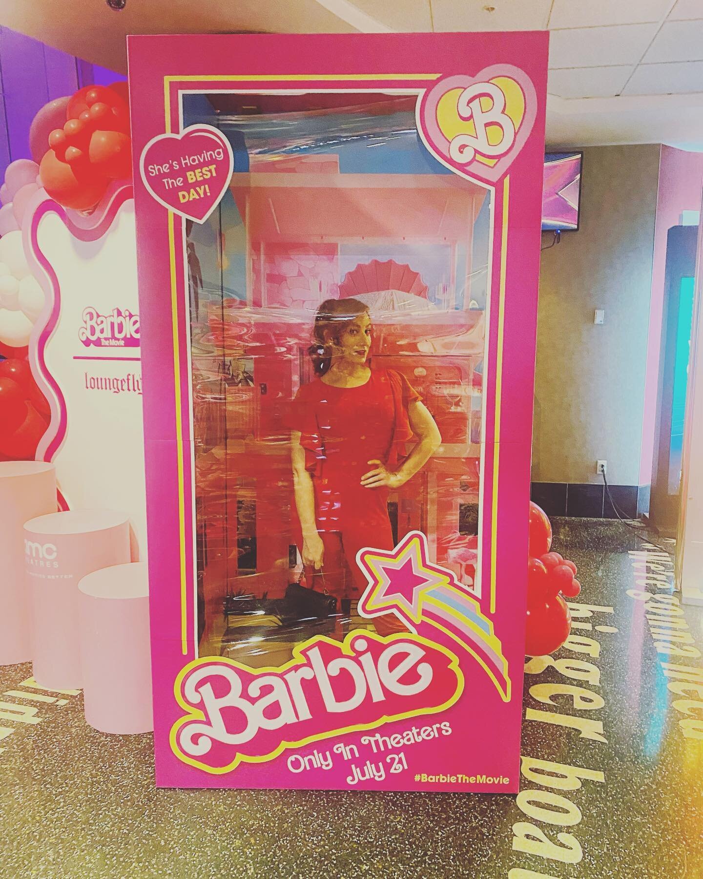 I&rsquo;m a Barbie girl, in a Barbie world.
 #barbie #barbiemovie #barbiegirl #ladyinred #redhead