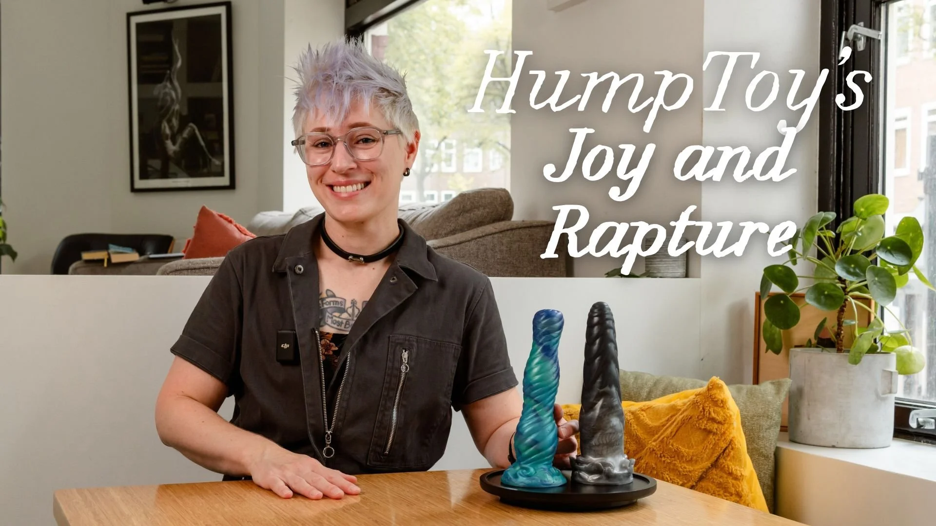 HumpToy's RAPTURE and JOY Silicone Abstract Fantasy Dildo Review | Custom Vegan European Adult Toys