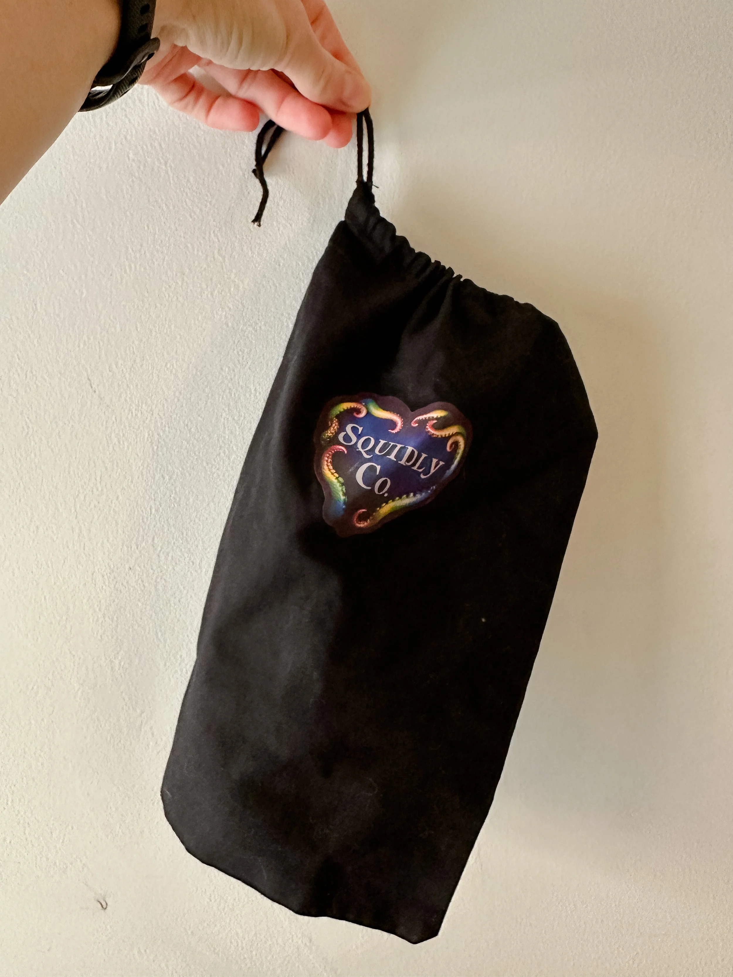 SquidlyCo branded toy bag