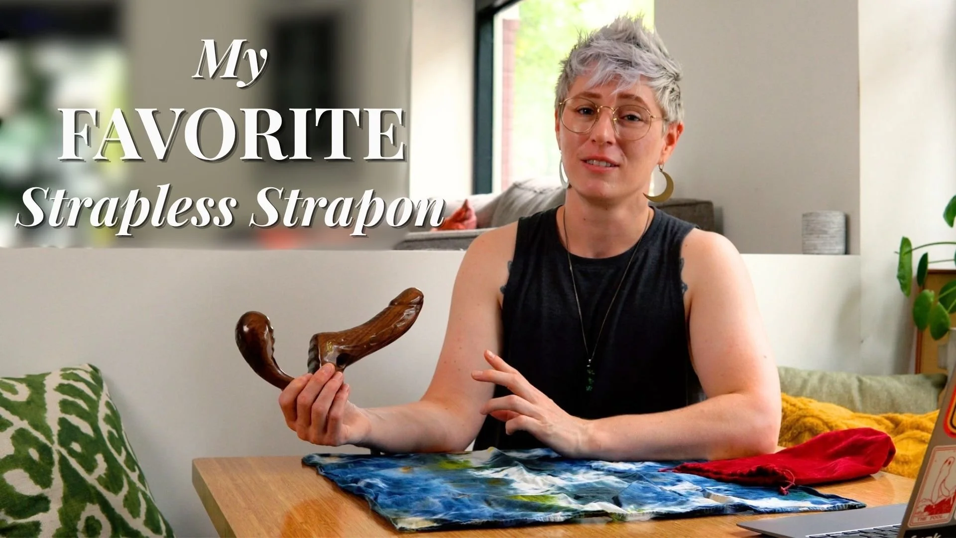 Cover image for Jaq Quicksilver adult toy review "My Favorite Strapless Strapon"