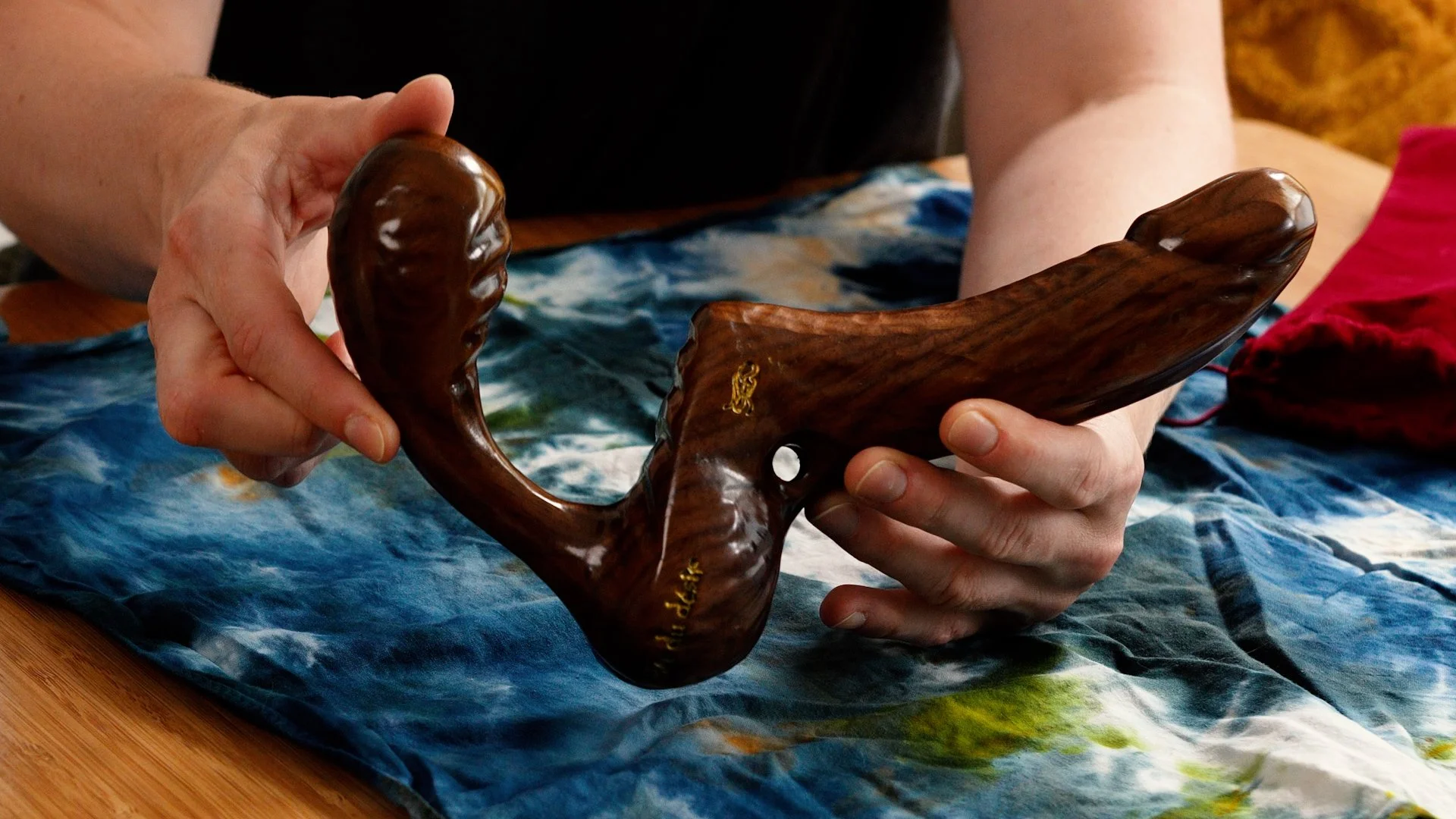 Close up of the Inmye strapless strapon dildo from Sensual Desire.