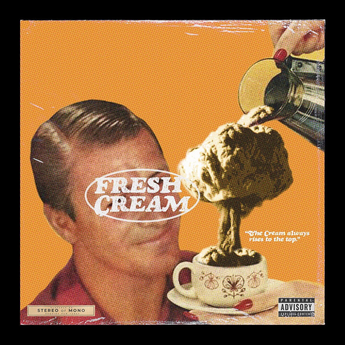 Cream &ldquo;Fresh Cream&rdquo; (1966) UK Debut album -Album cover redesign. @creambandofficial