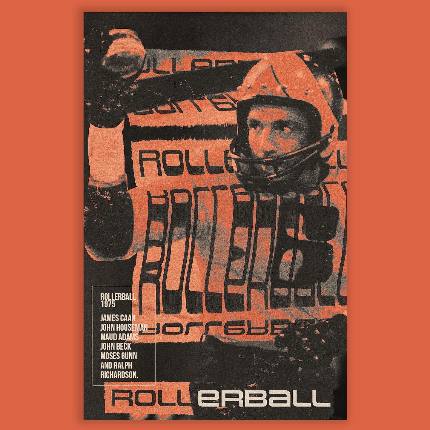 Rollerball 1975 - Typographic Poster.

I introduce to you...the rollerball god...Jonathan E.